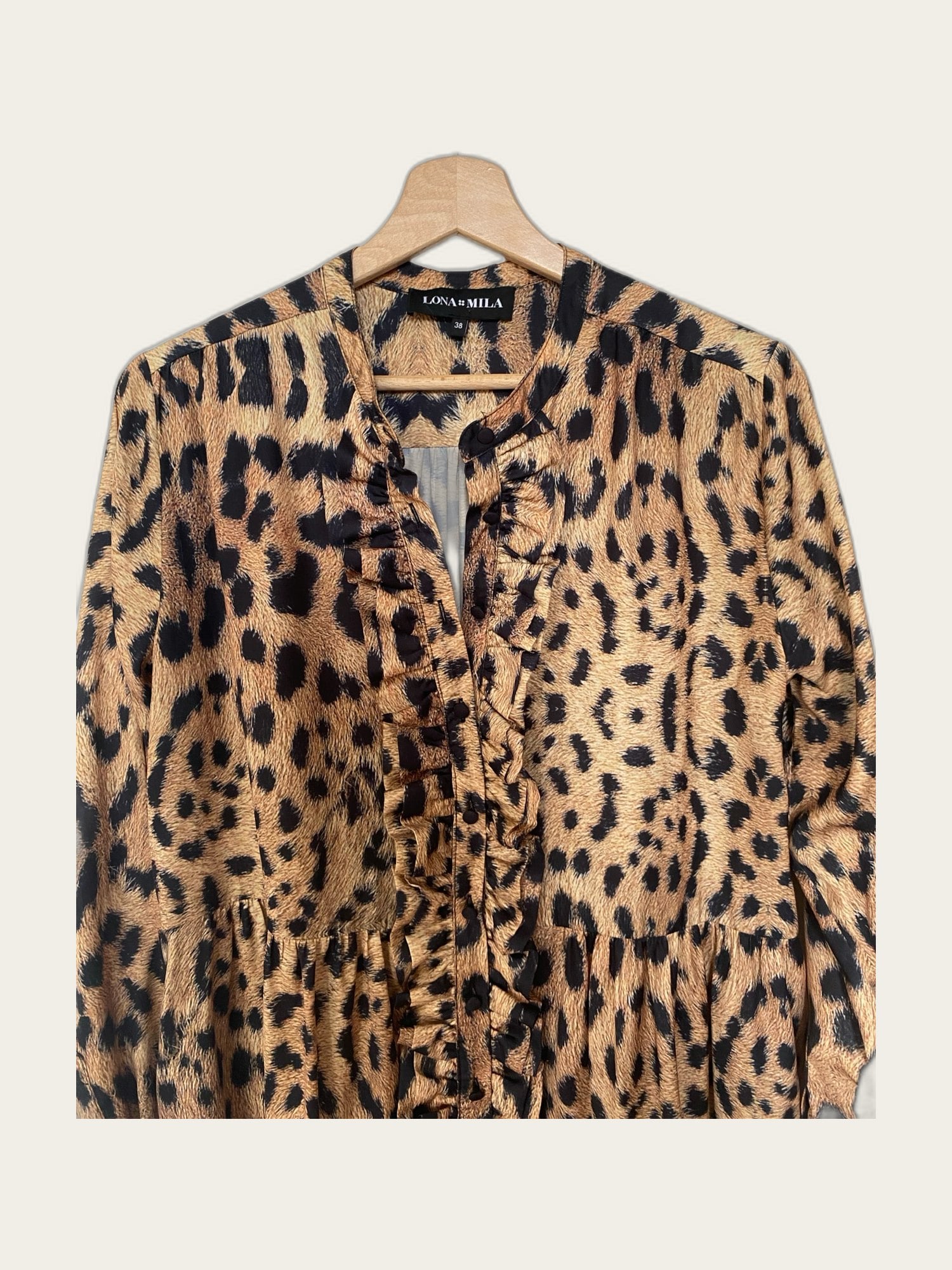 Blousejurk luipaardprint