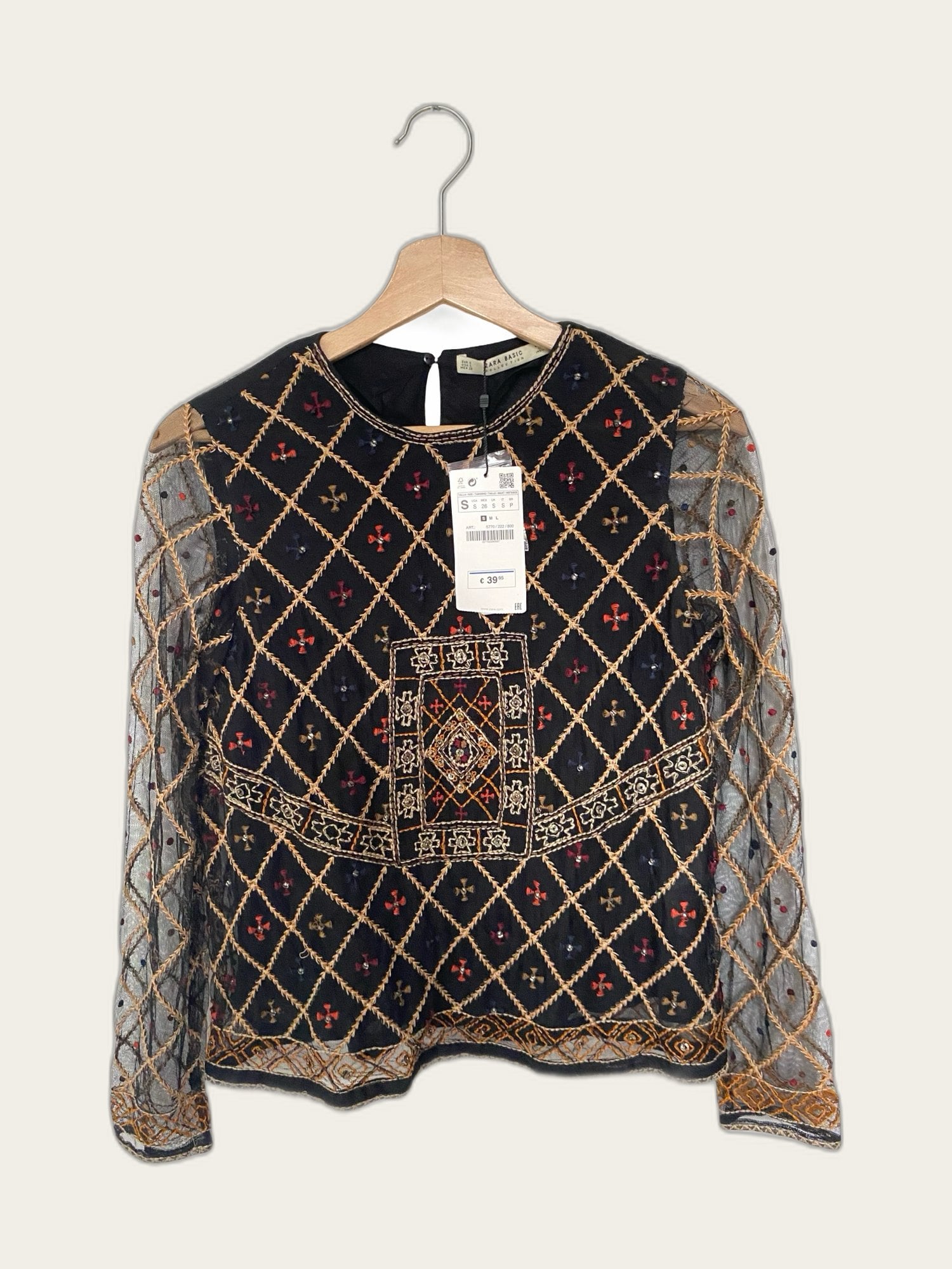 Bohemien top folk-vintage-inspired