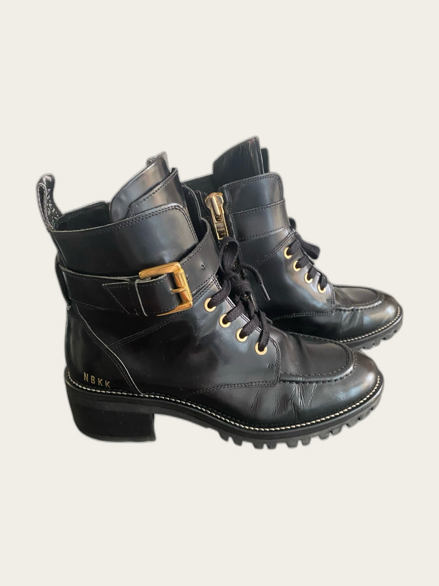 Licht glanzende boots