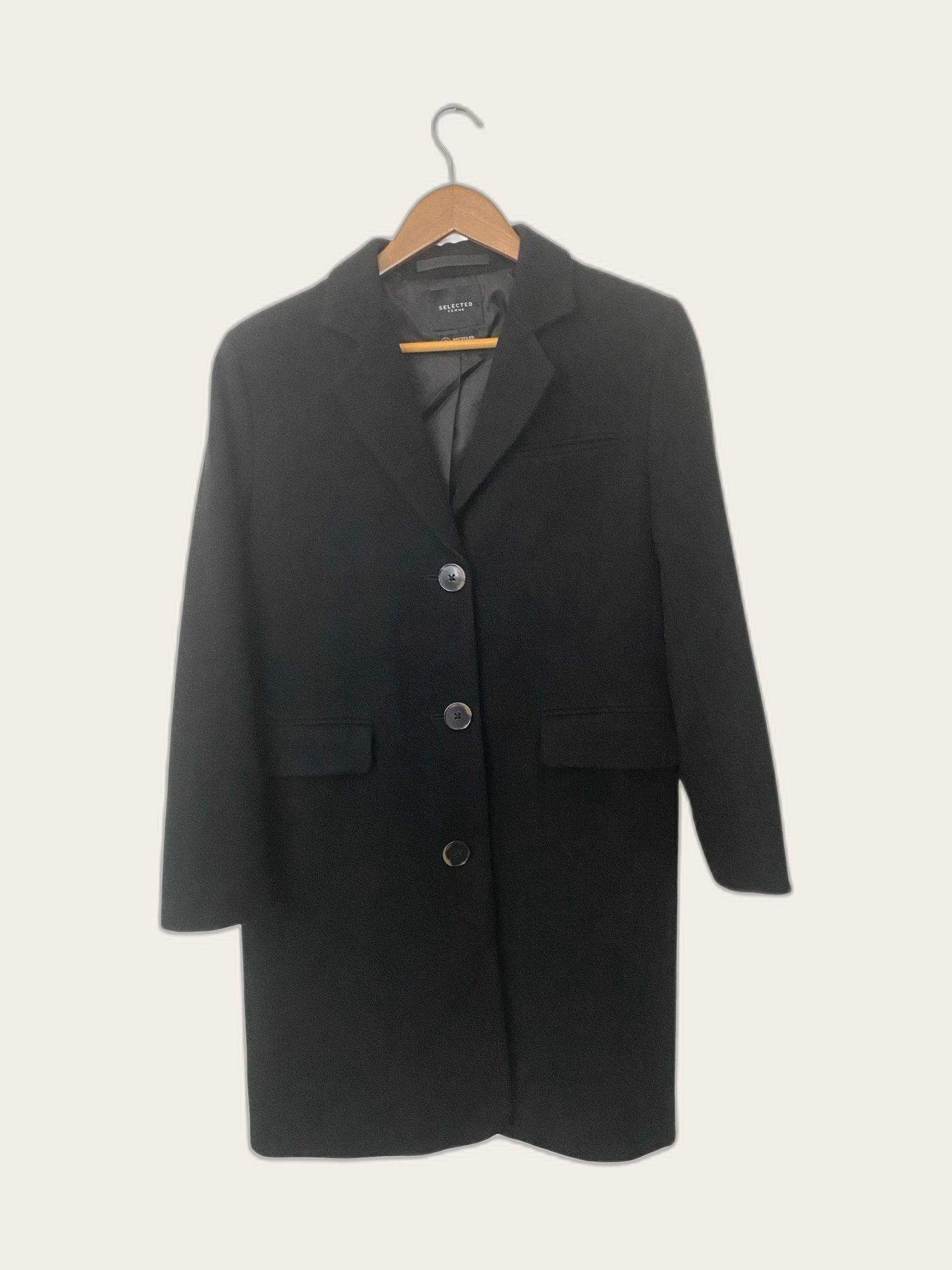 Klassieke wollen coat