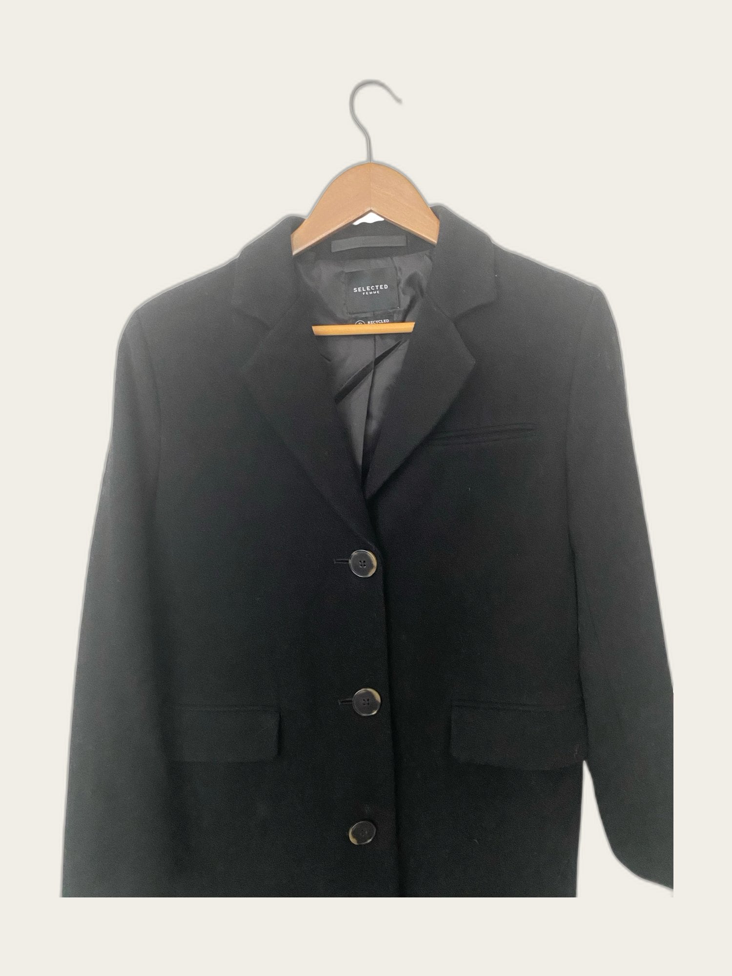 Klassieke wollen coat
