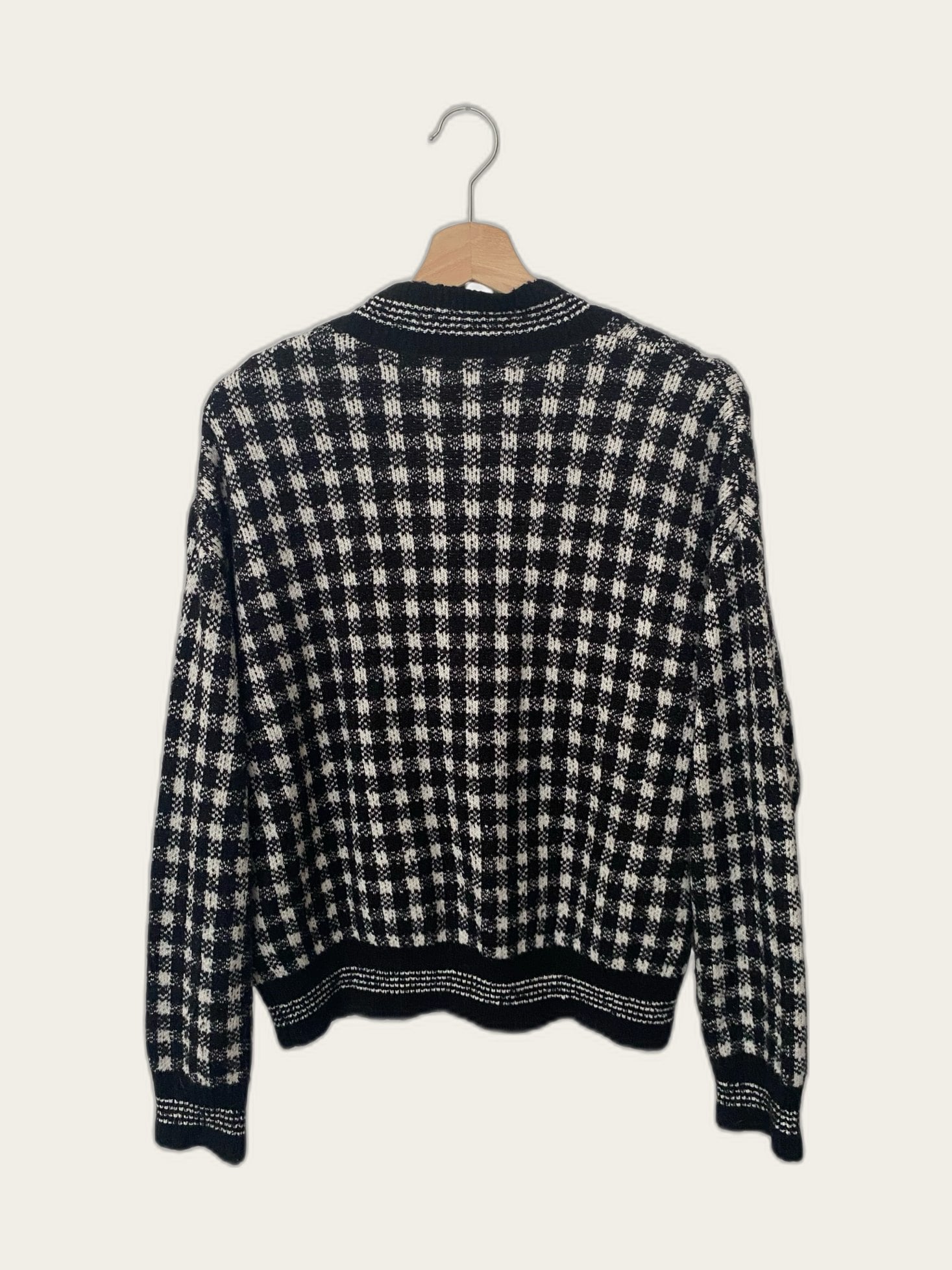 Oversized Chanel-stijl vest
