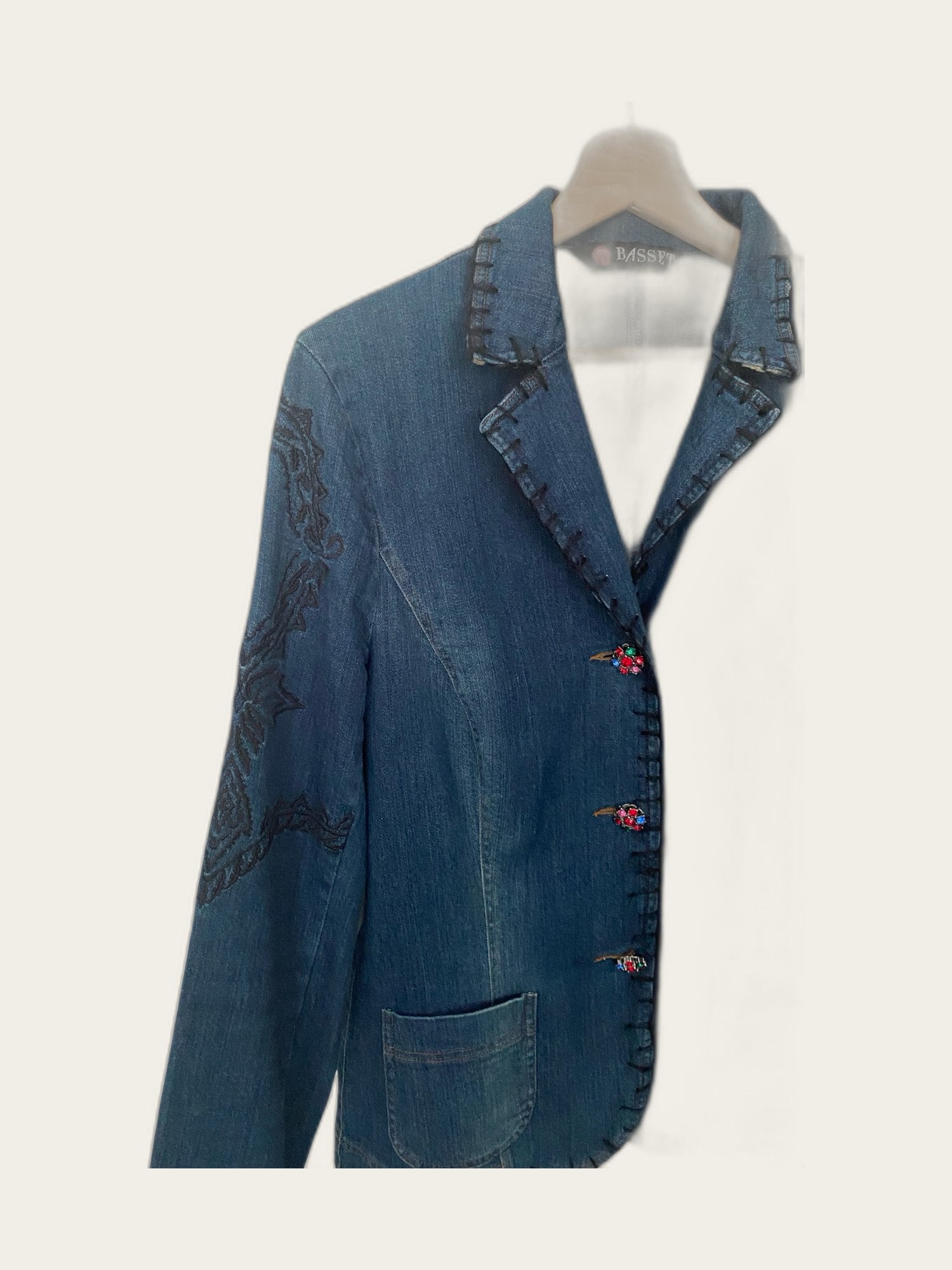 Vintage denim blazer