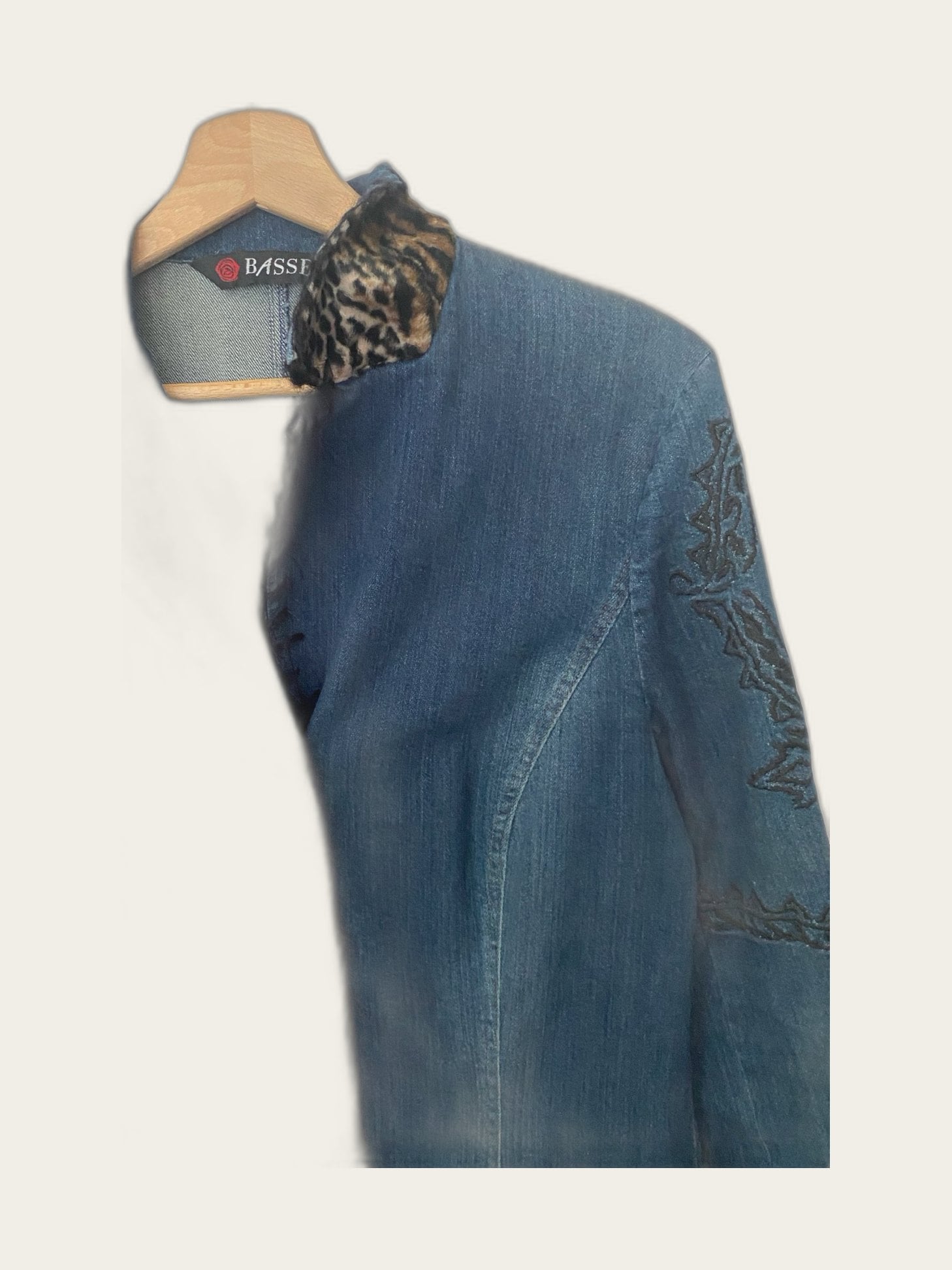 Vintage denim blazer