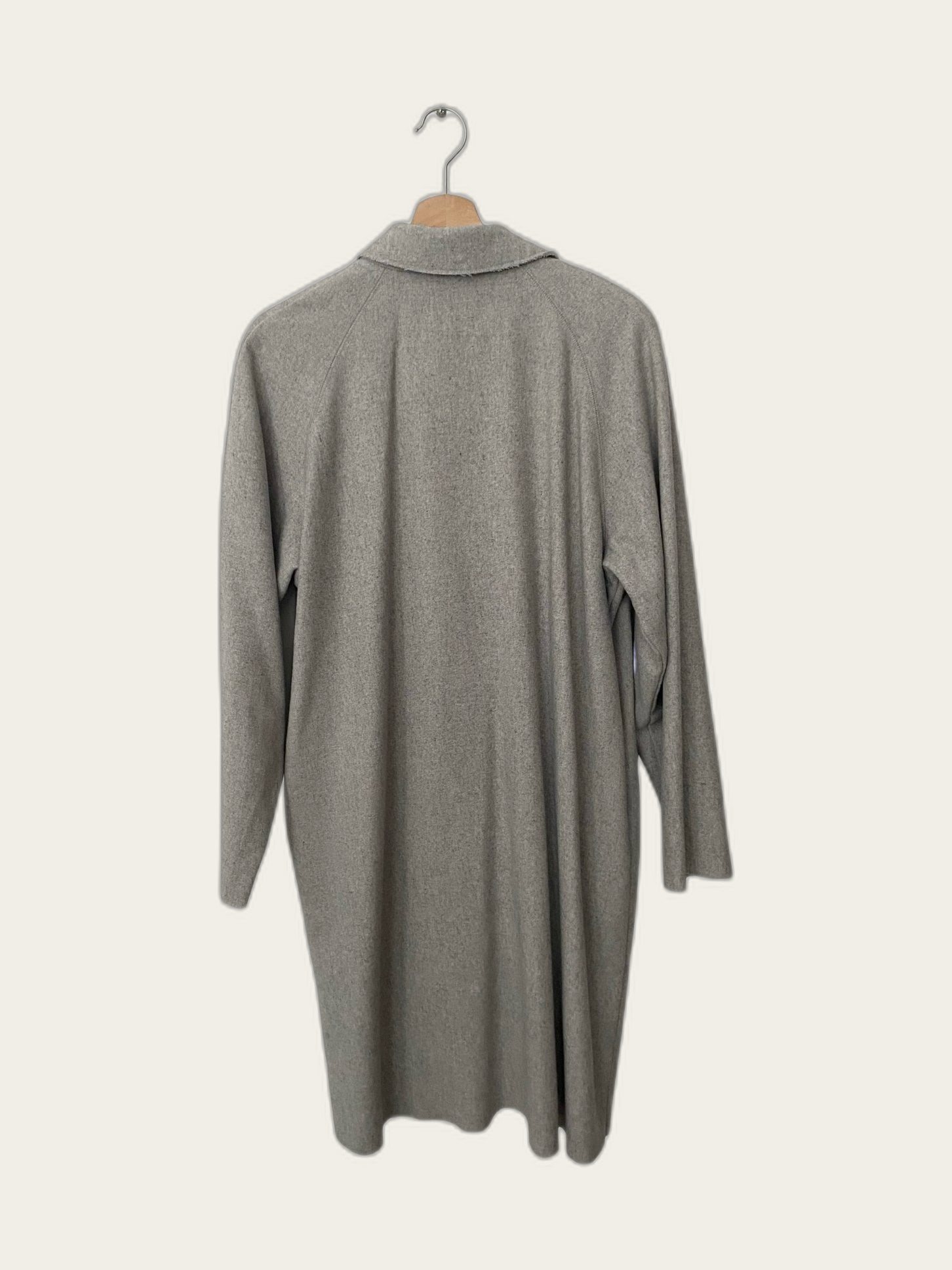 Wollen shabby chic oversized vestjas