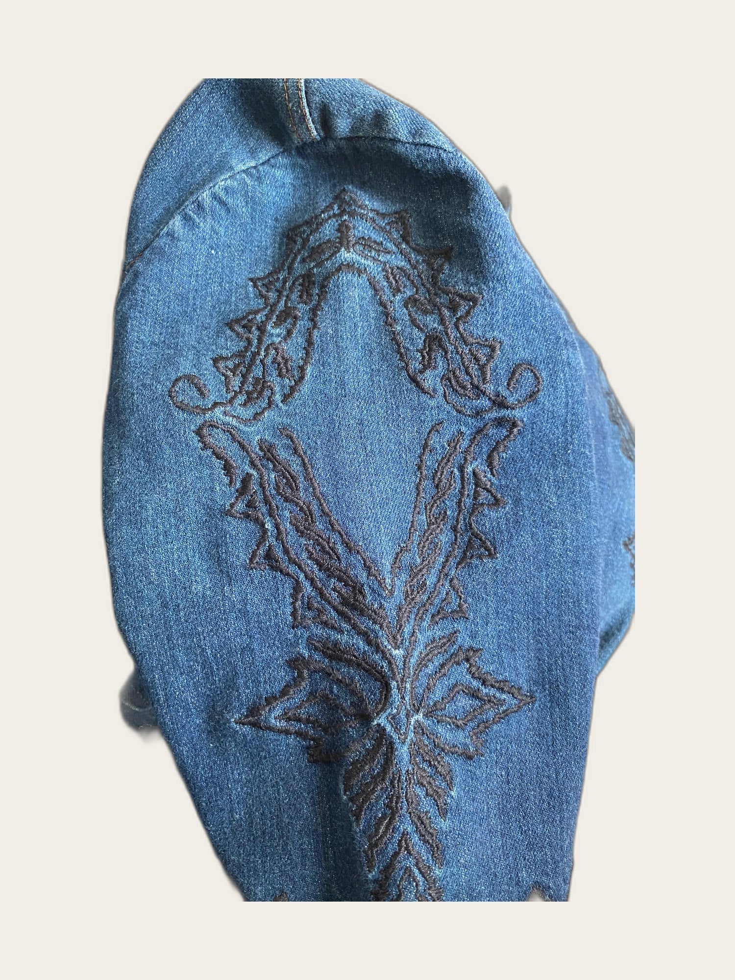 Vintage denim blazer