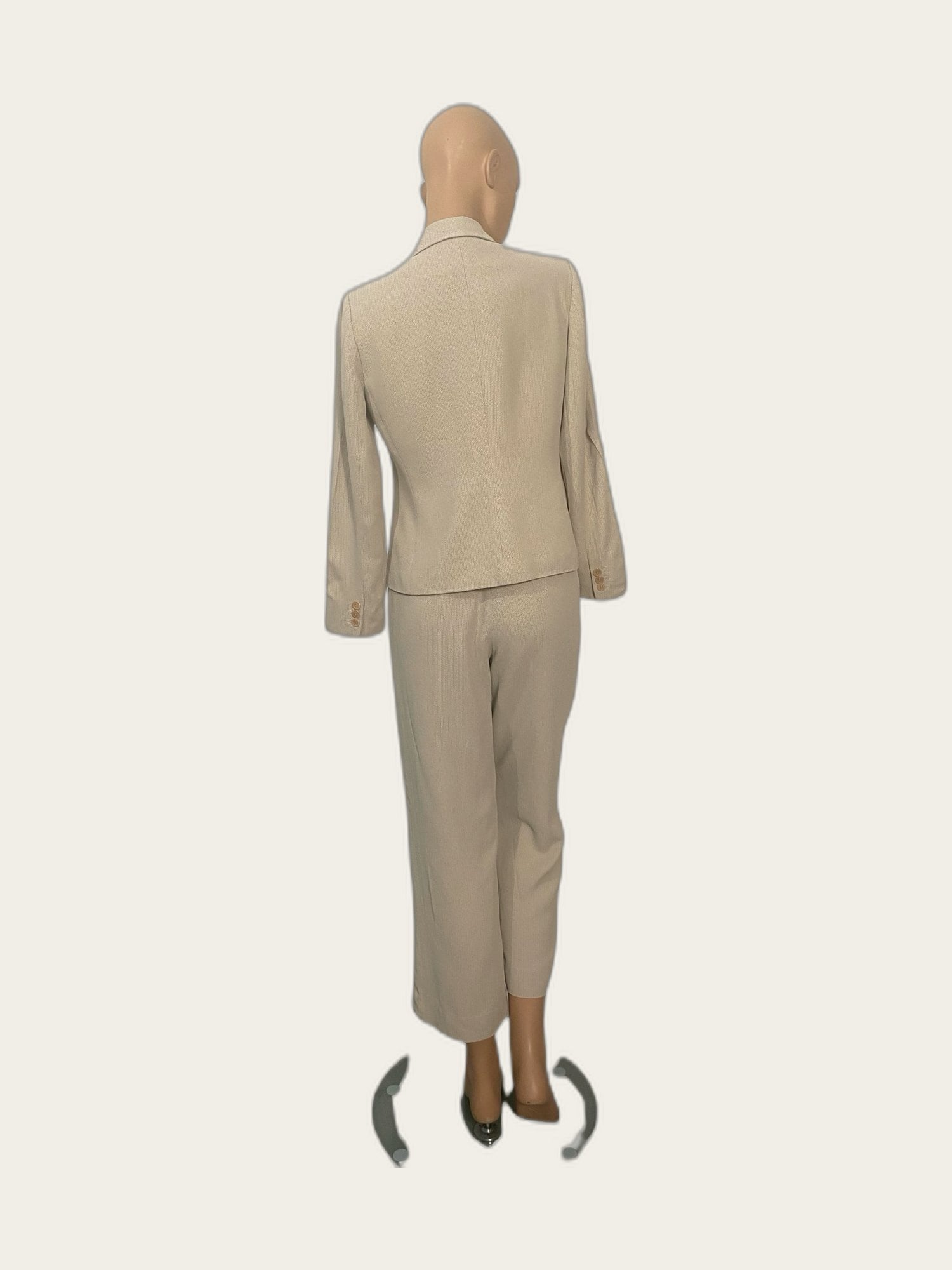 Broekpak (blazer & cropped pantalon)
