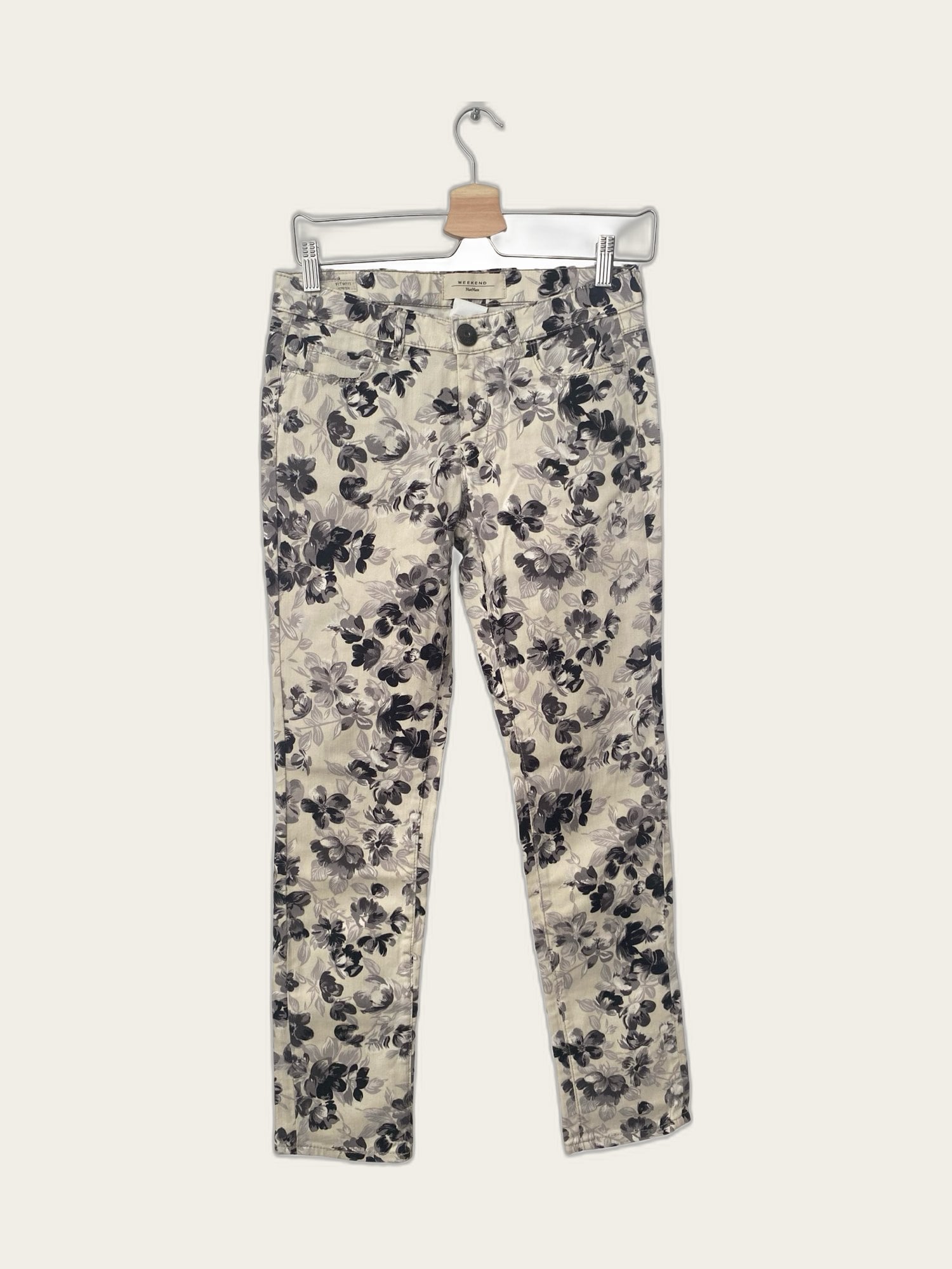 Gebloemde Skinny jeans