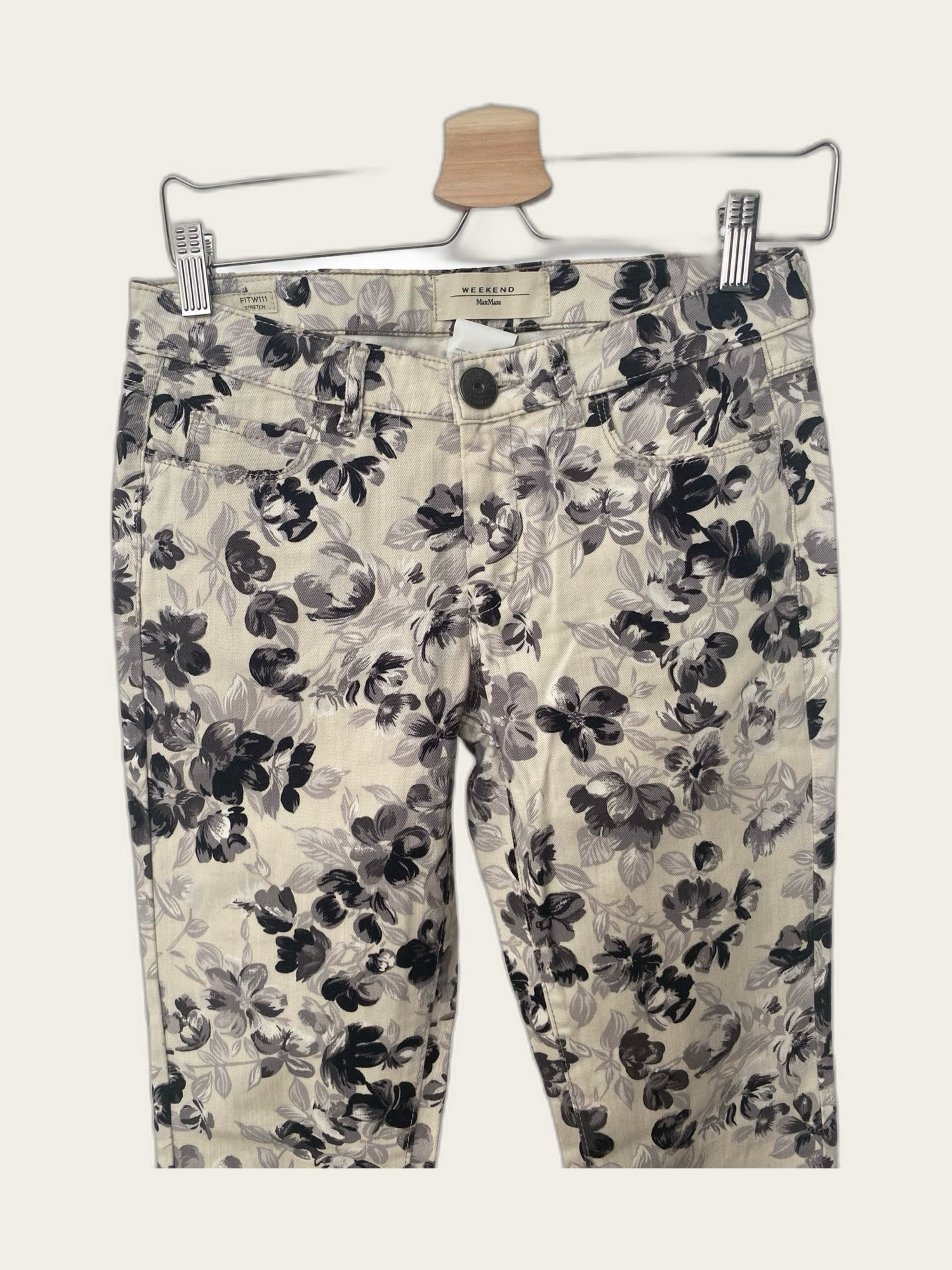 Gebloemde Skinny jeans