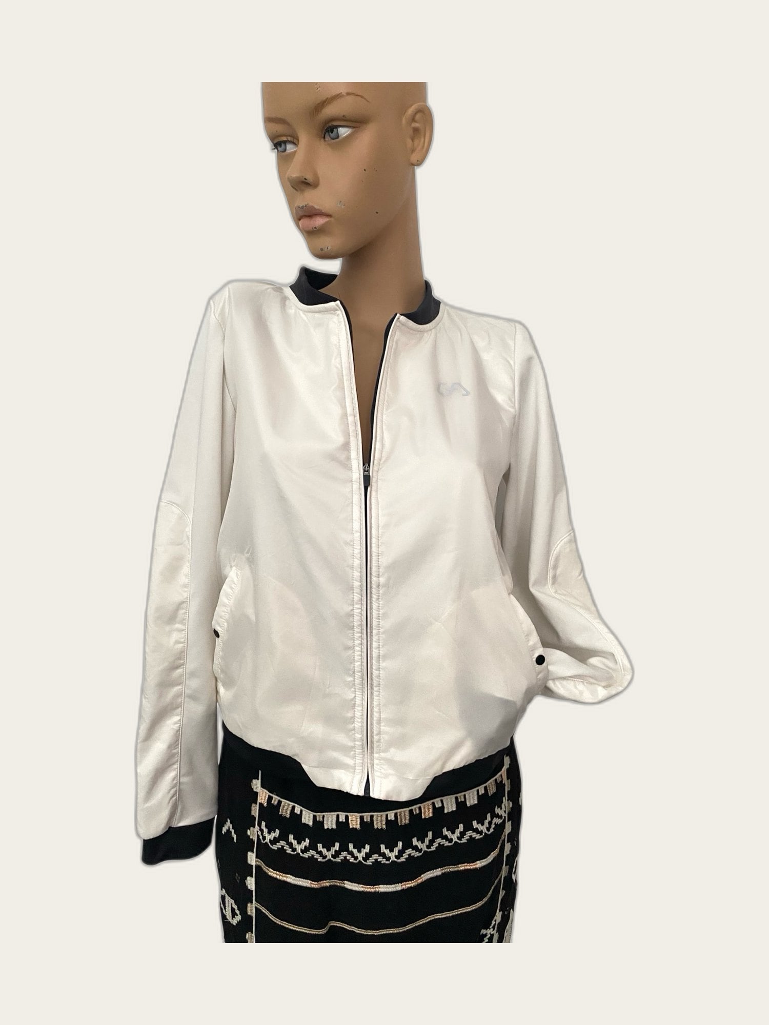Bomber jacket met opdruk op de rug