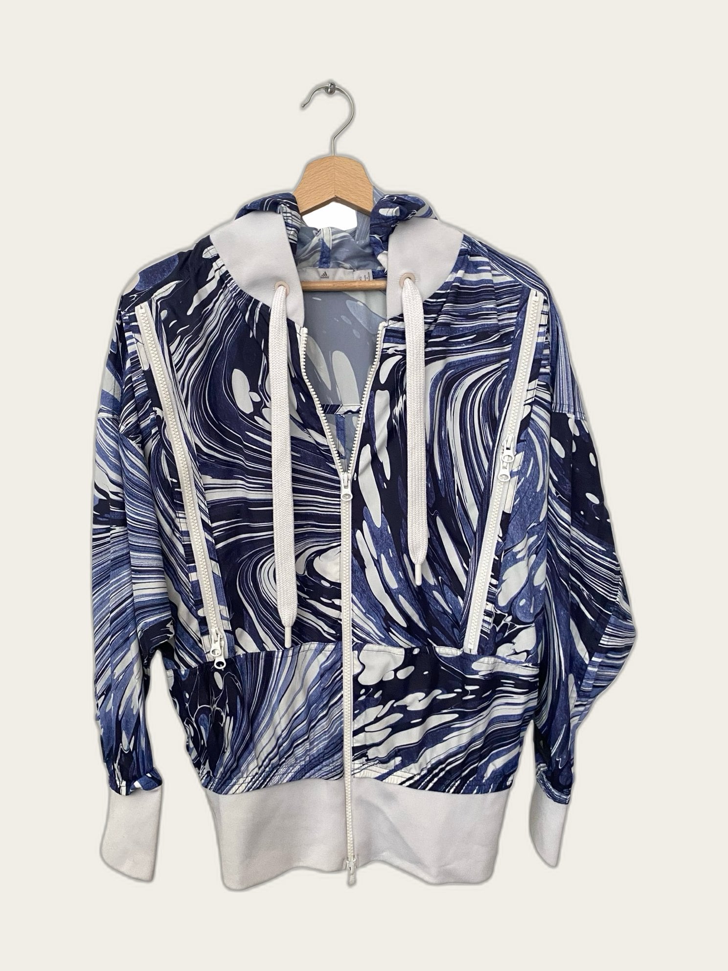 Oversized vintage-stijl hoodie sports jacket