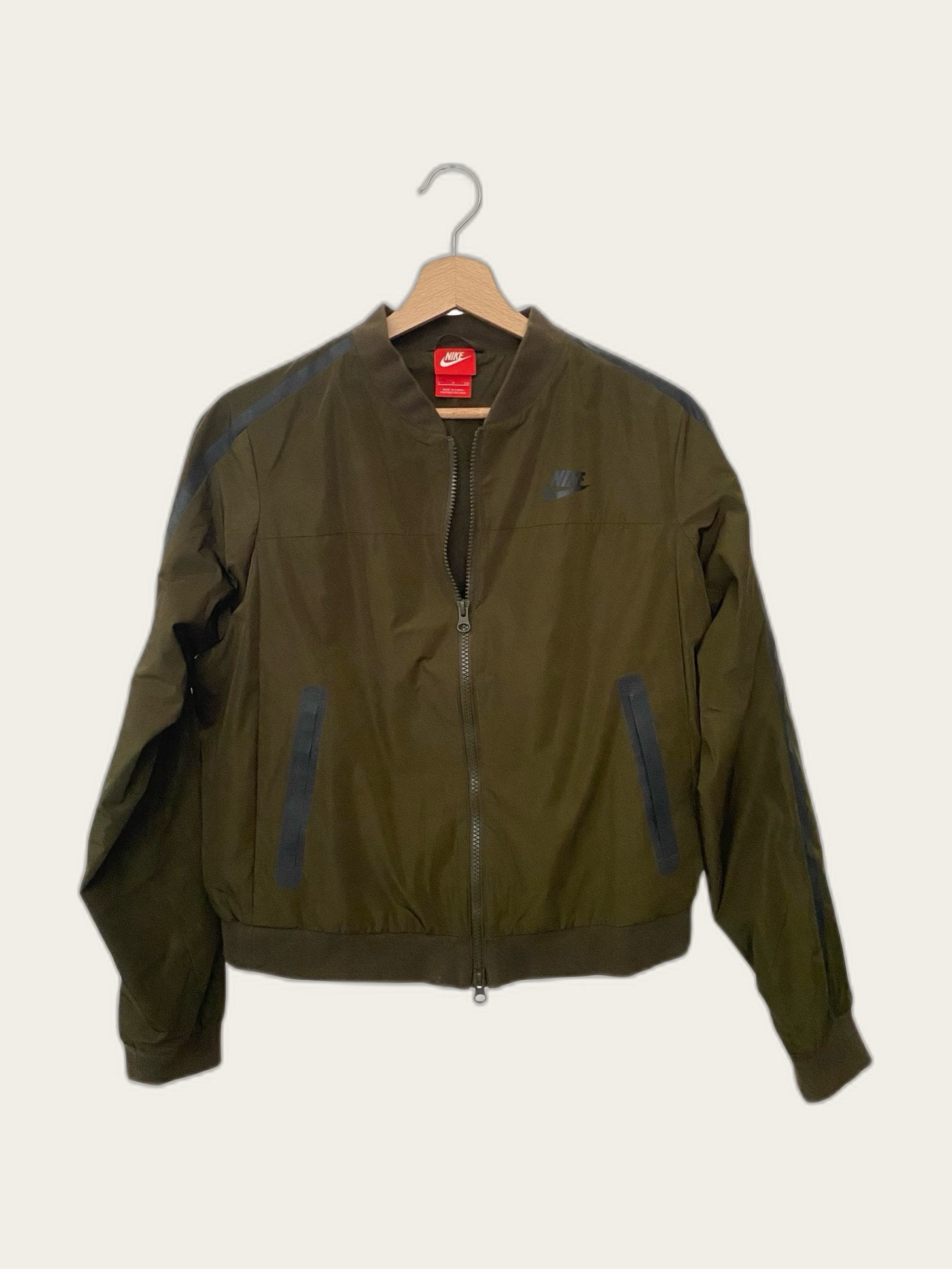 Sporty bomber jacket met zakken