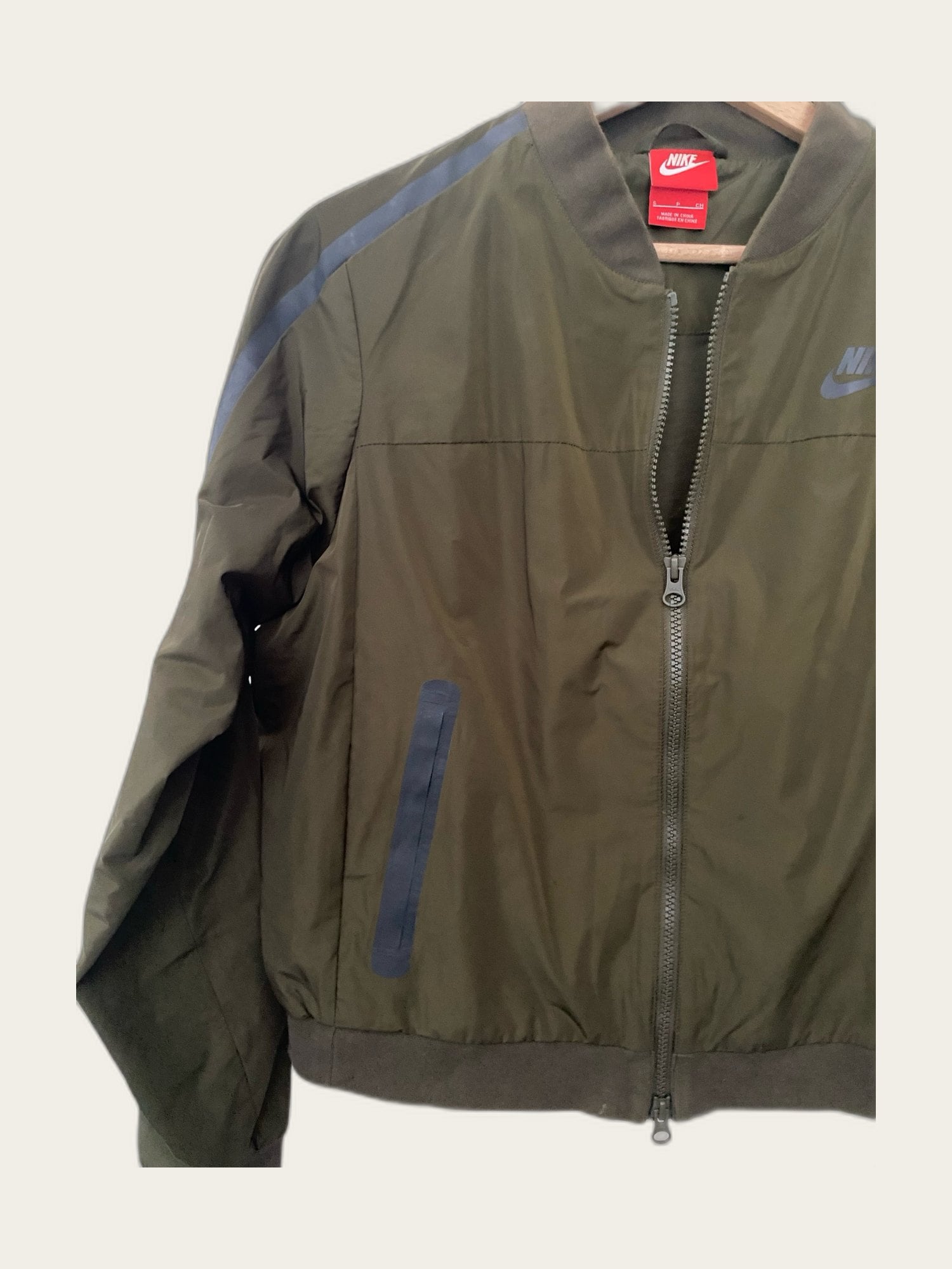Sporty bomber jacket met zakken