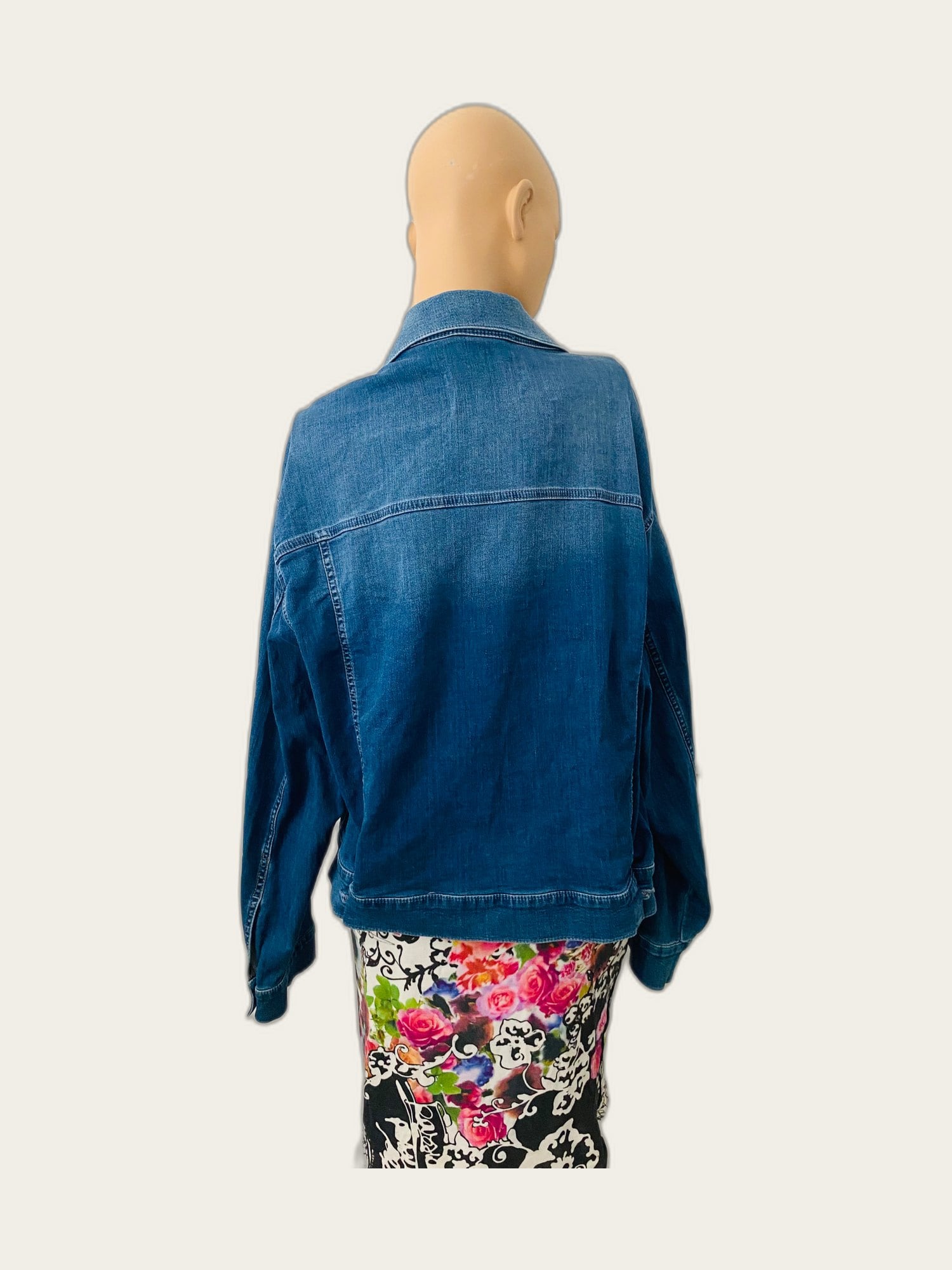 Oversized spijkerjasje stretch