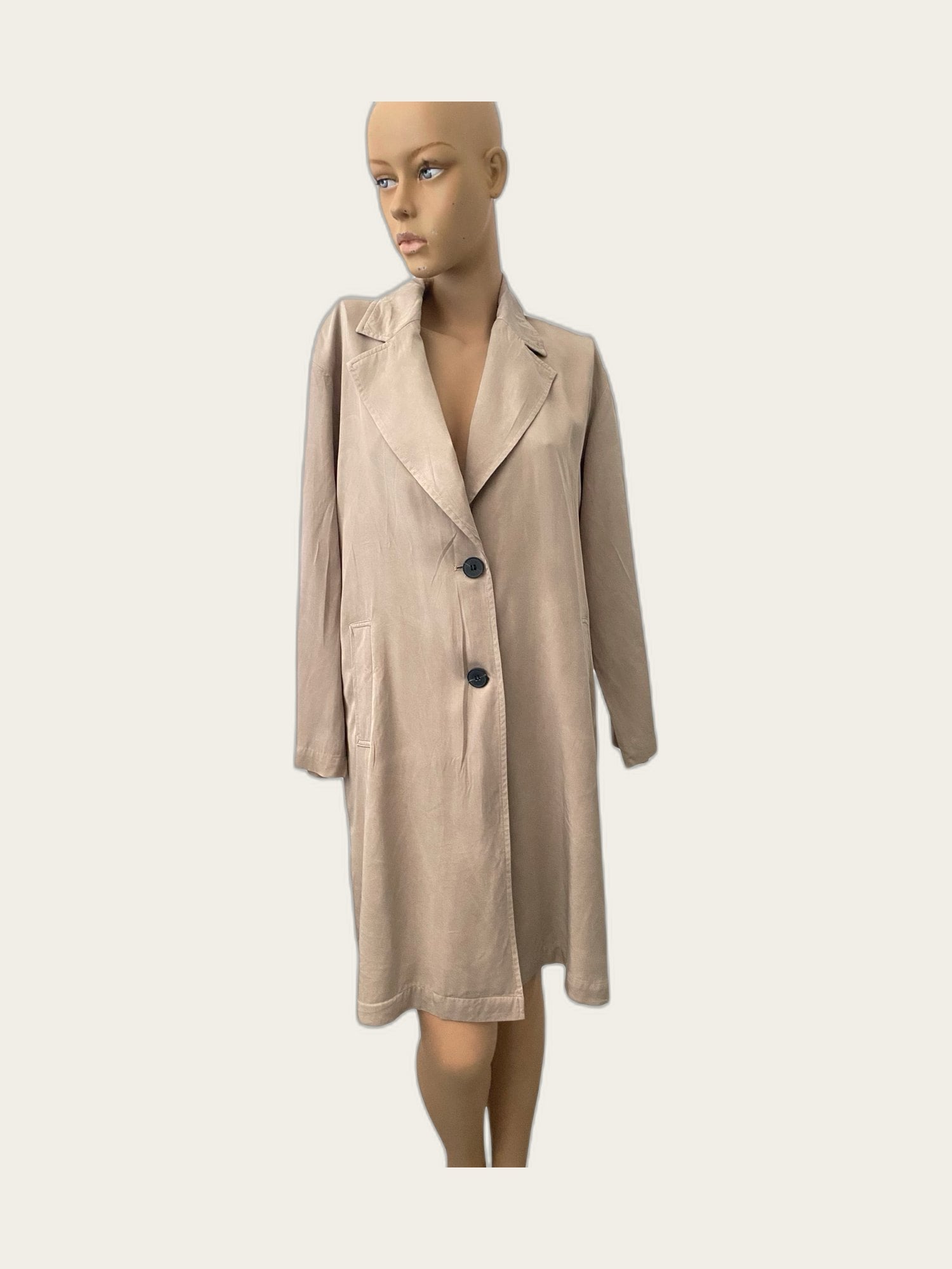 Oversized minimalistische tussenjas