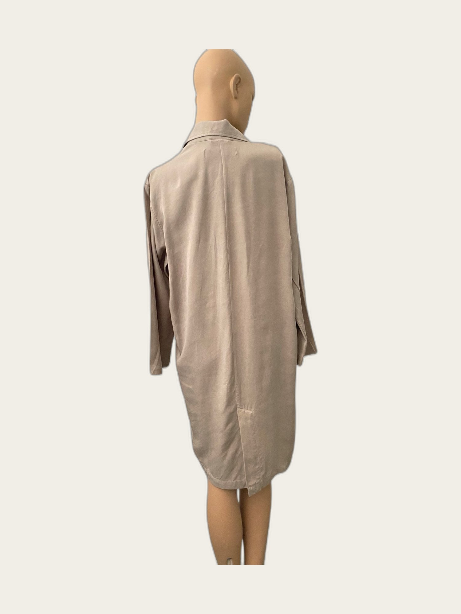 Oversized minimalistische tussenjas