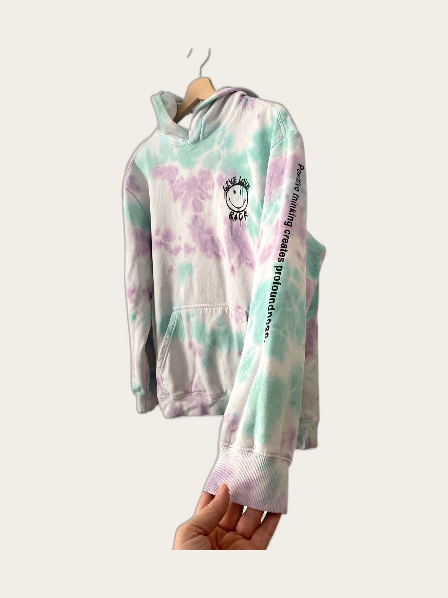 Sweater hoodie oversized smiley