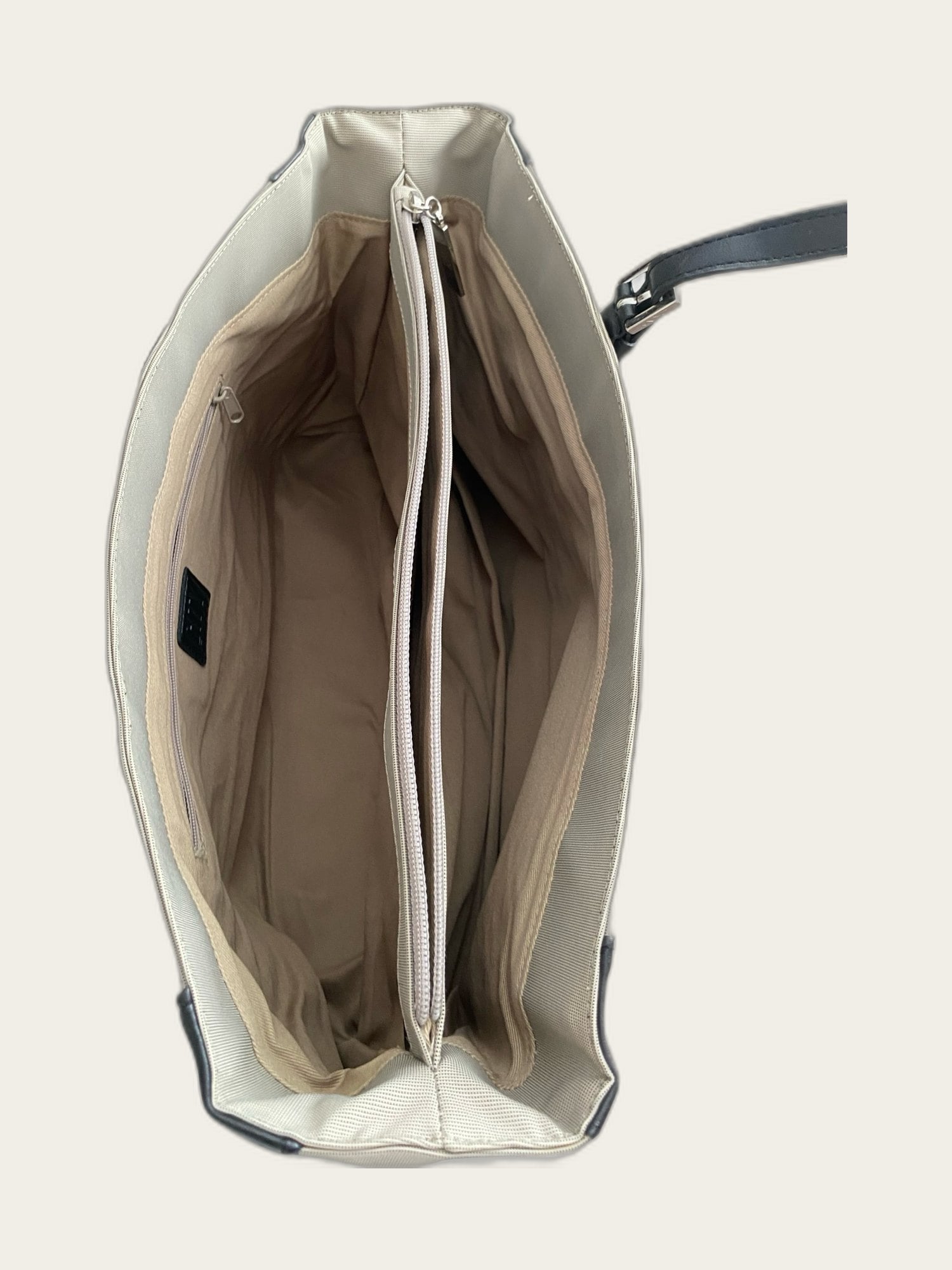 Tote shopper leer/stof -collectie City