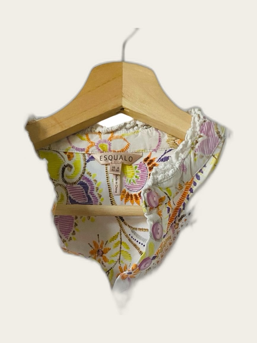Romantische boho blouse met kant