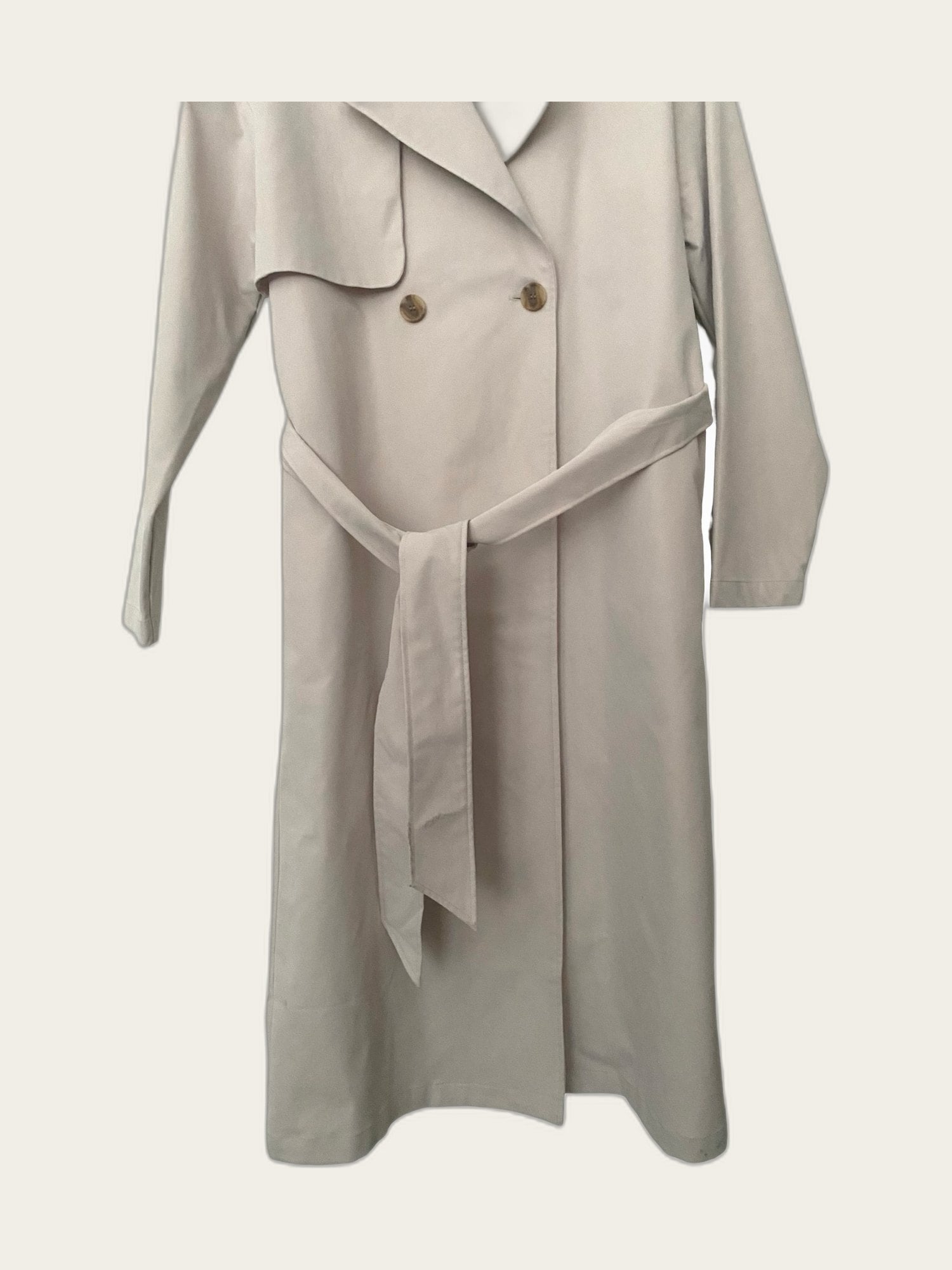 Lange trenchcoat / regenjas double breasted