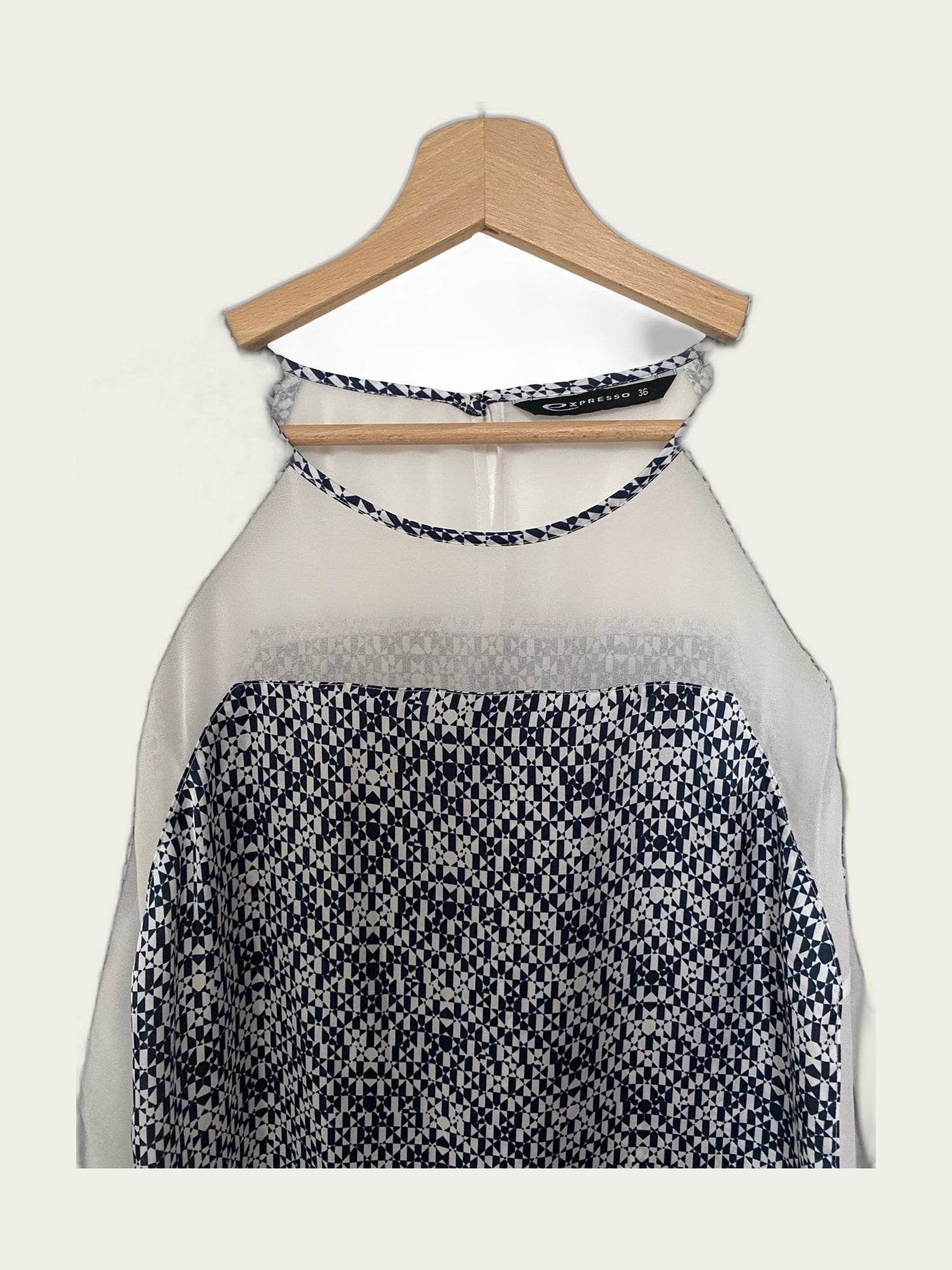 Blouse satijn lange mouw