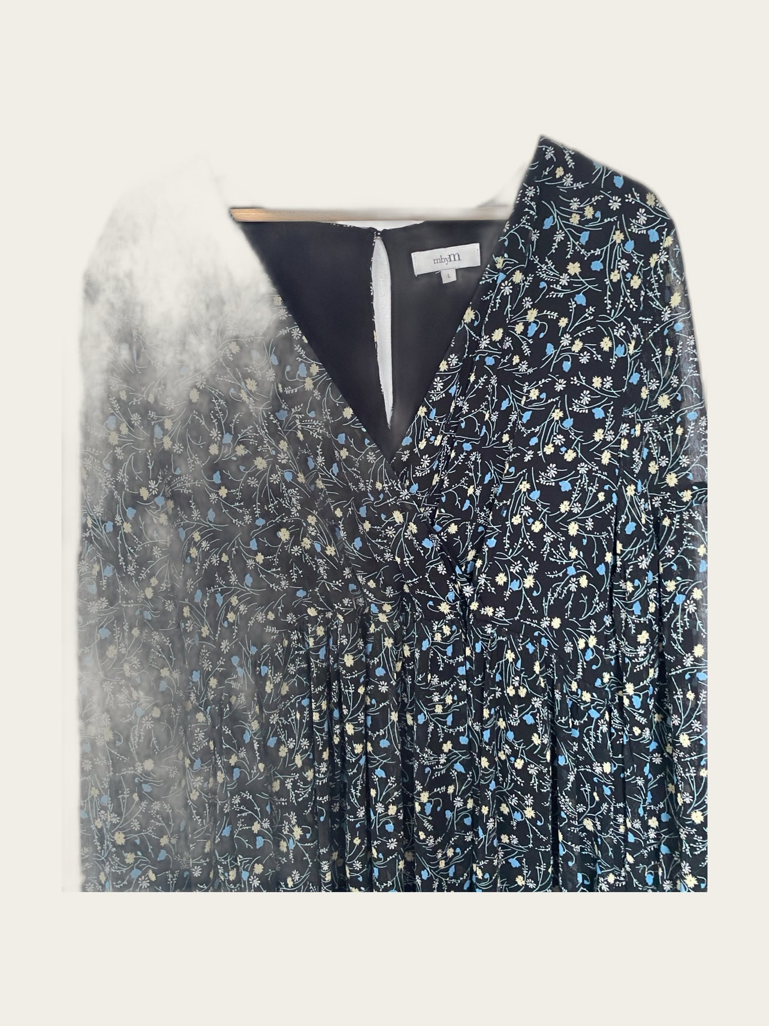 Maxijurk bloemetjes fairy-stijl