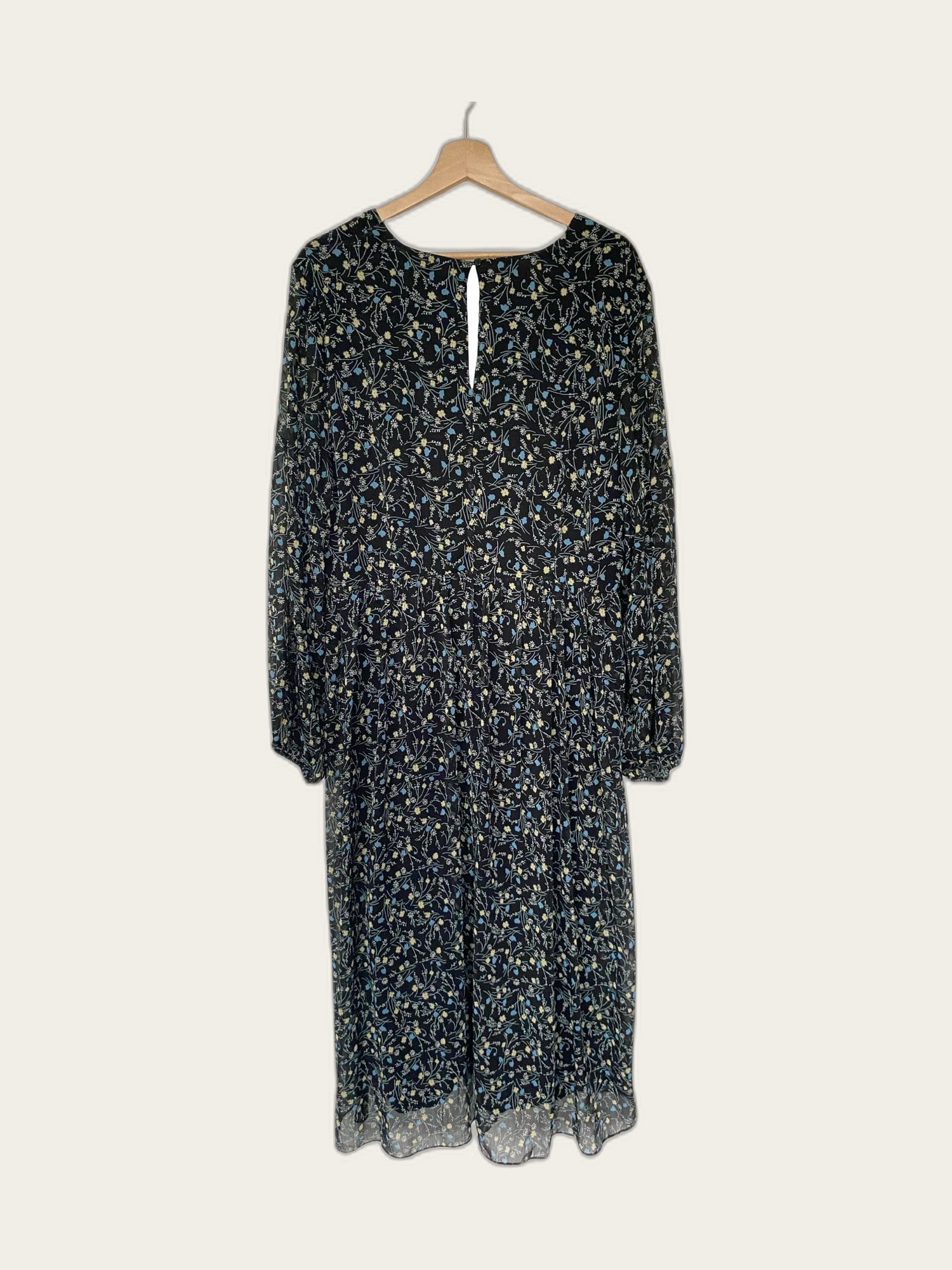 Maxijurk bloemetjes fairy-stijl