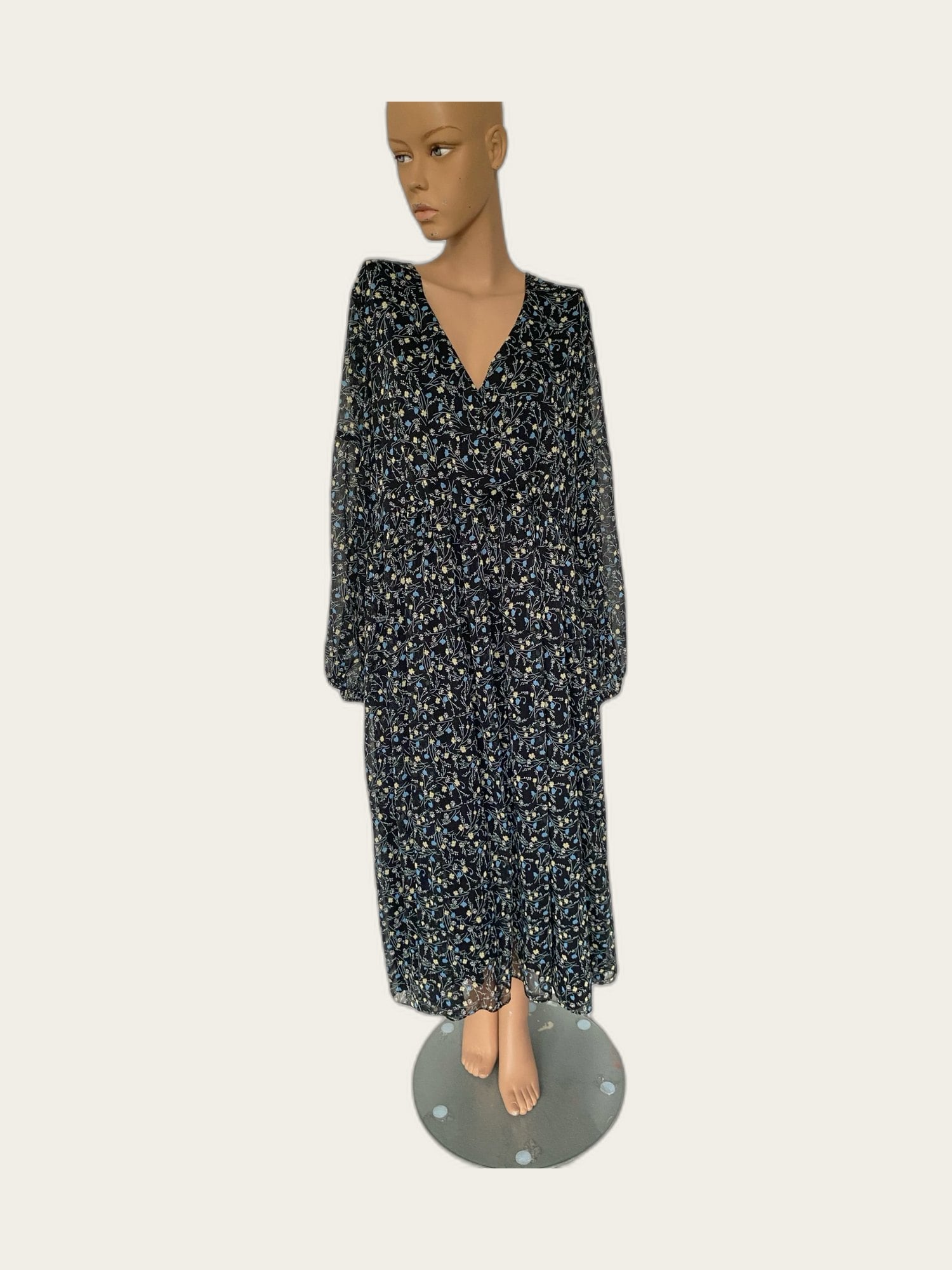 Maxijurk bloemetjes fairy-stijl