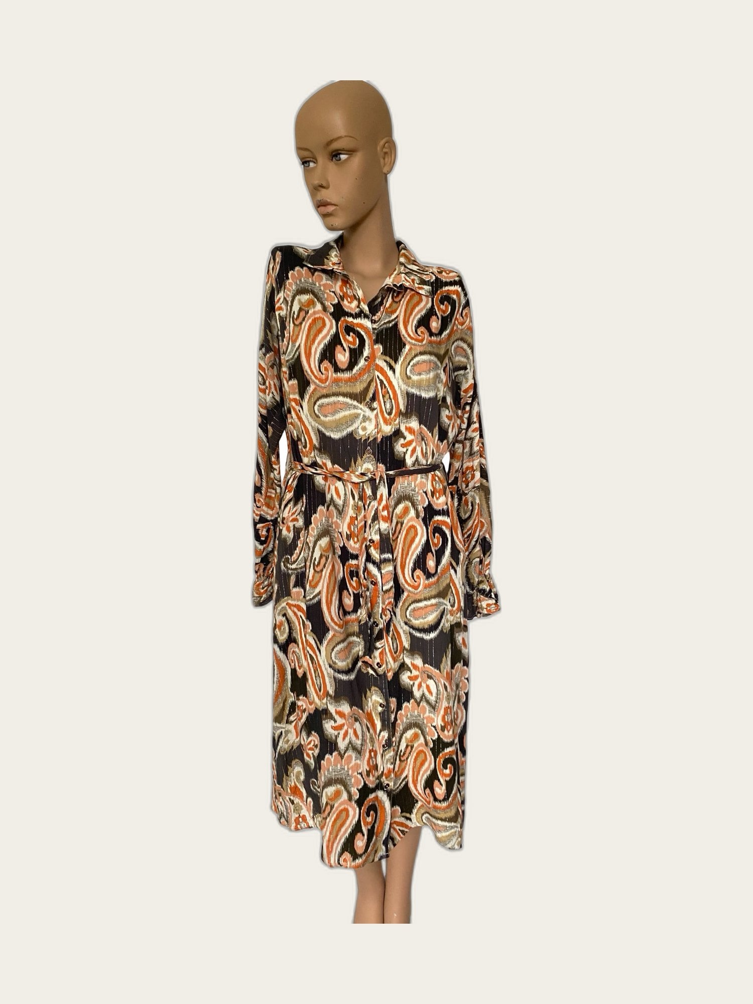 Blousejurk Paisley met gouddraad