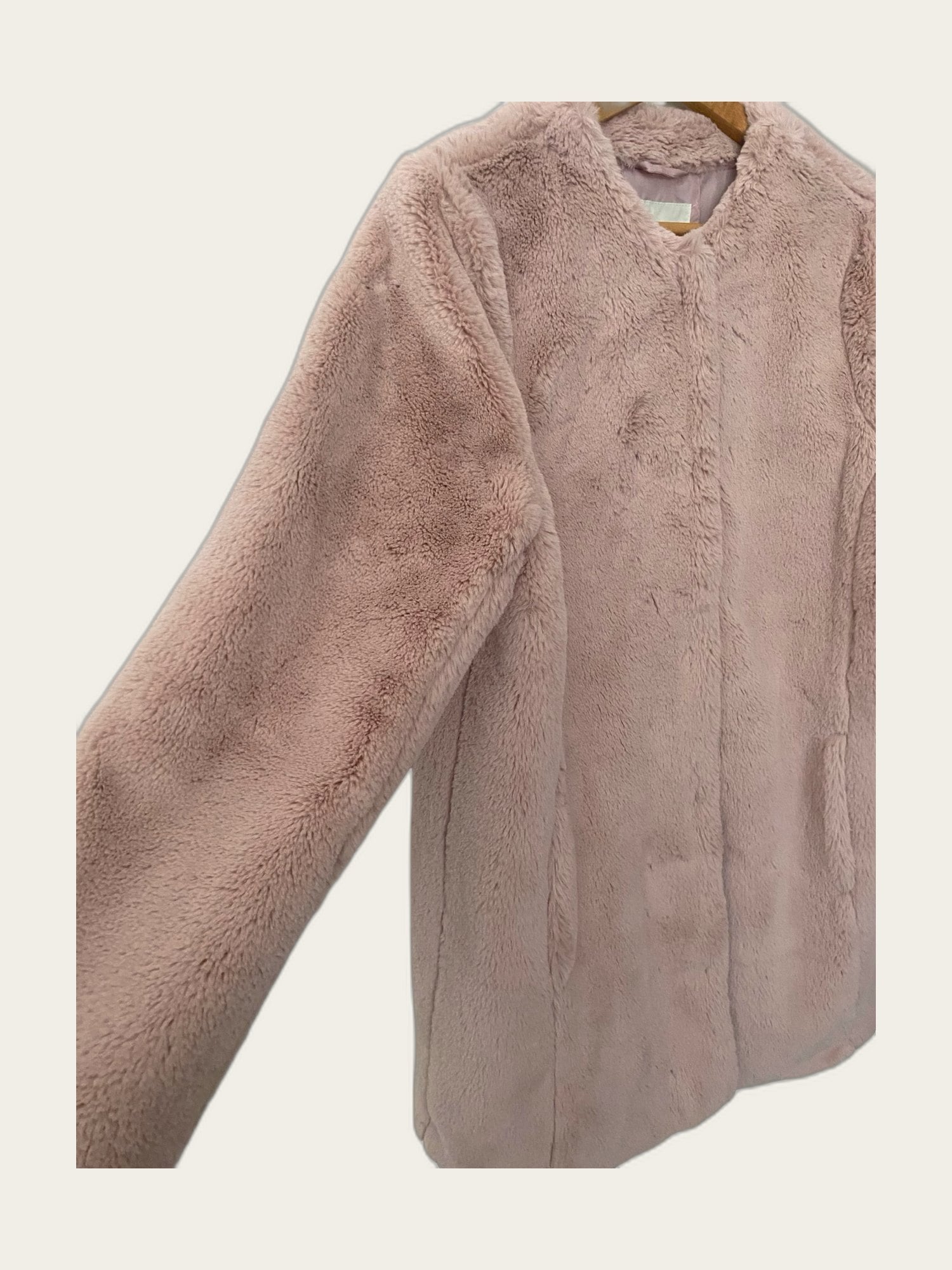 Faux fur coat
