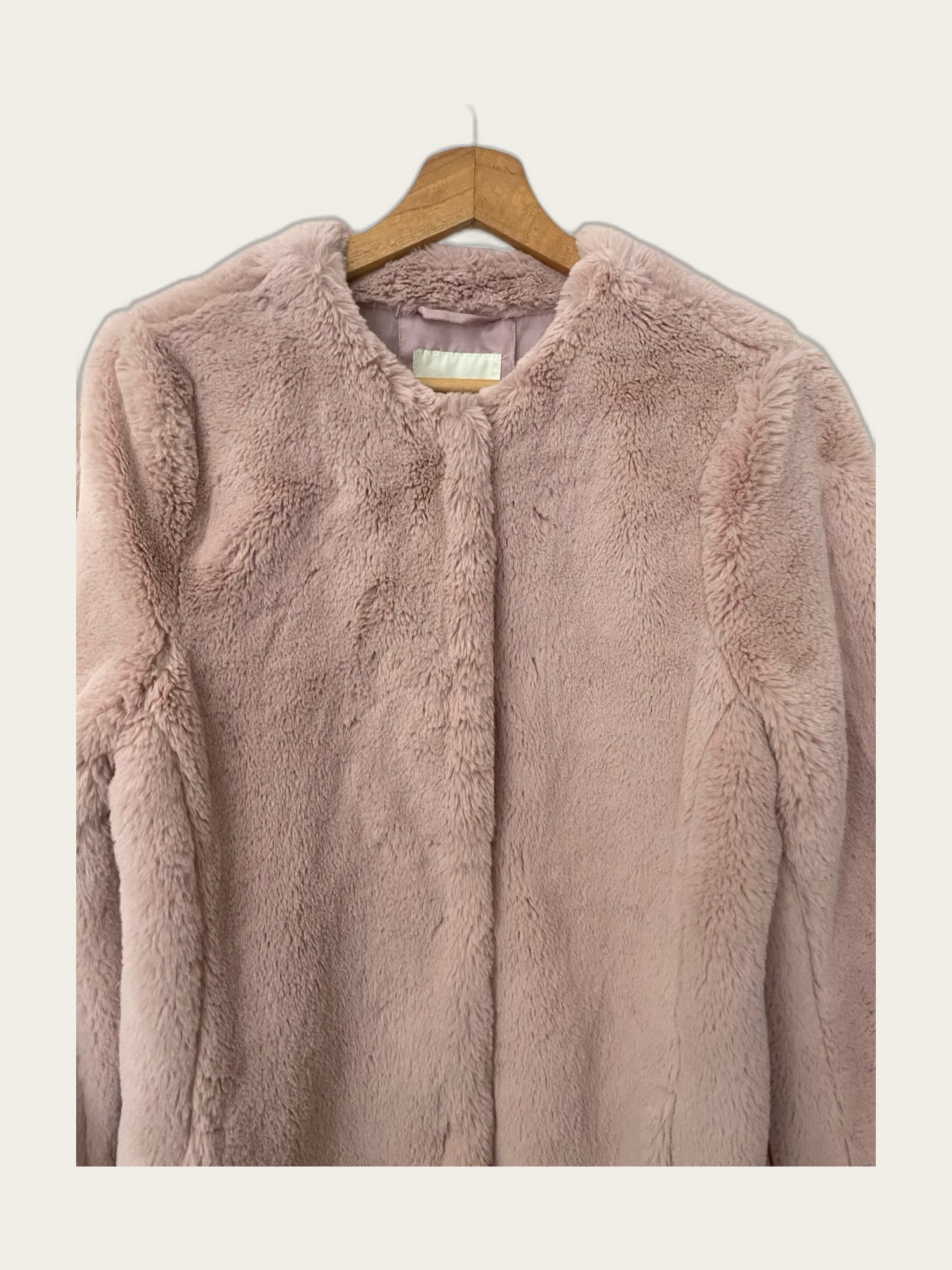 Faux fur coat