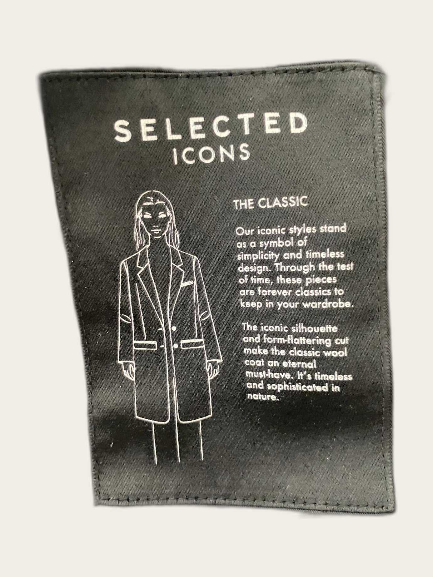 Klassieke wollen coat