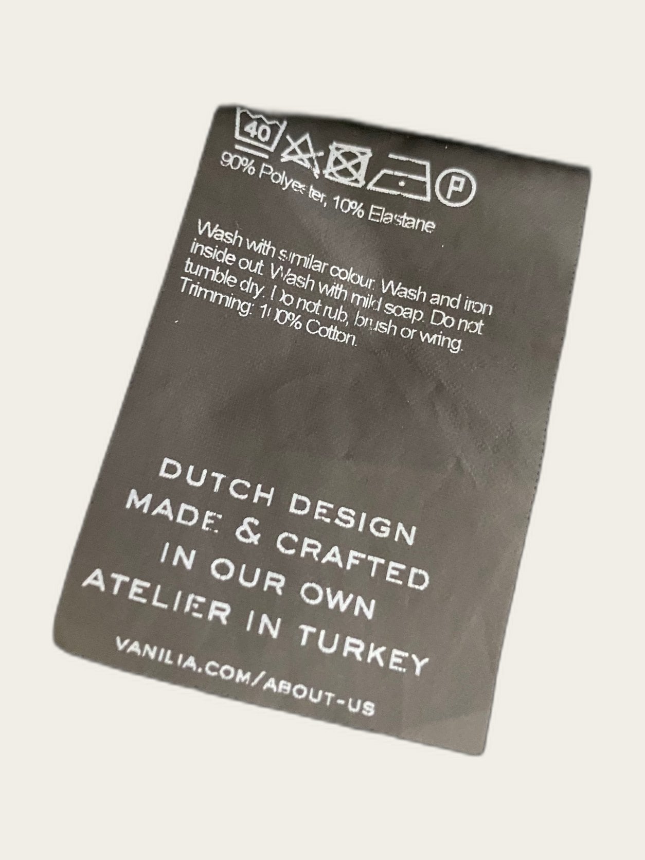 Leather look A-lijn jurk met zakken