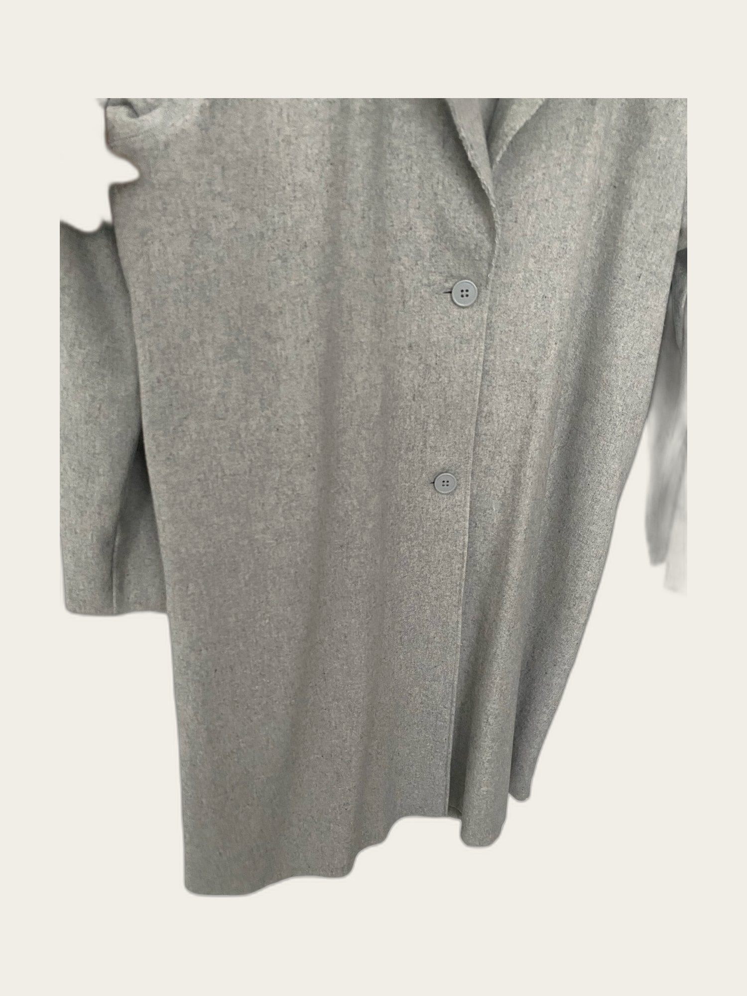 Wollen shabby chic oversized vestjas