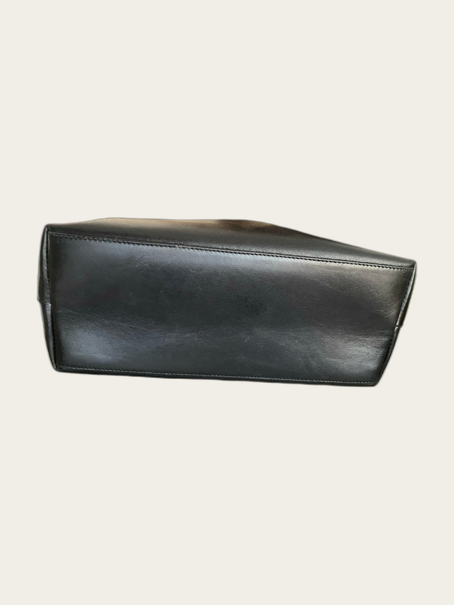 Bamboo hobo handtas leder