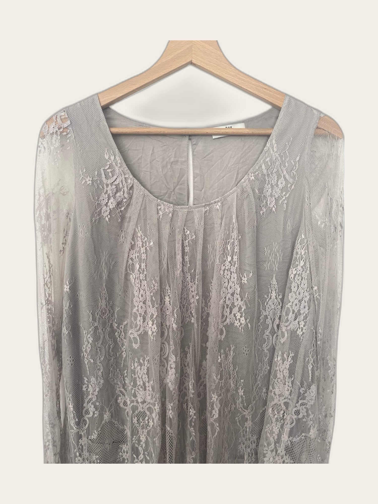 Romantische kanten blouse