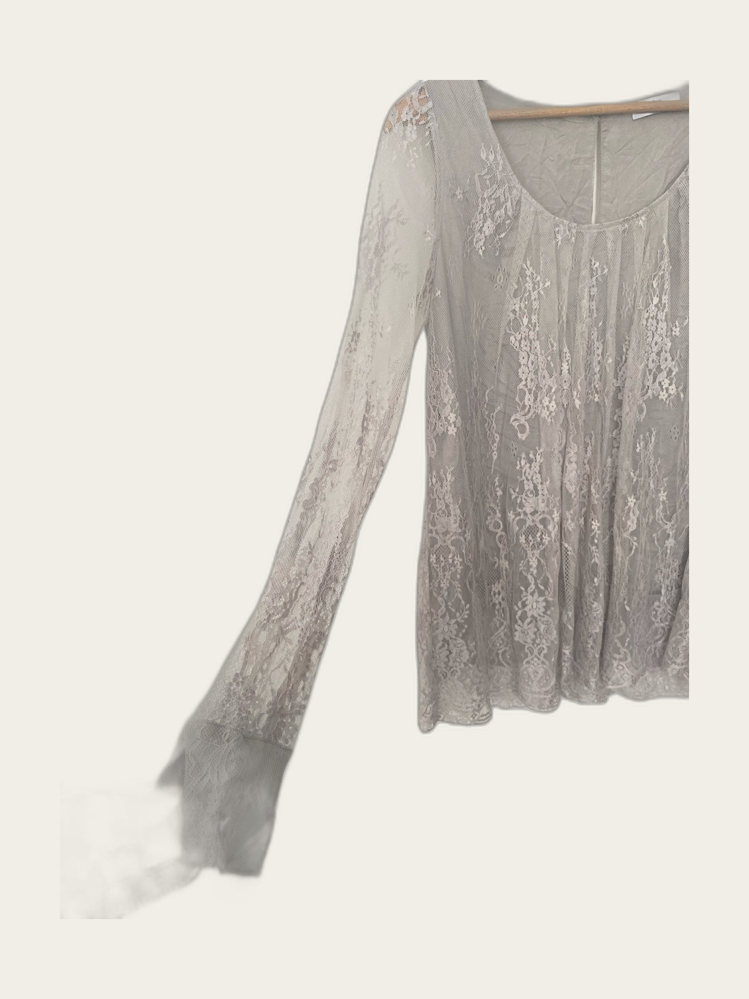 Romantische kanten blouse