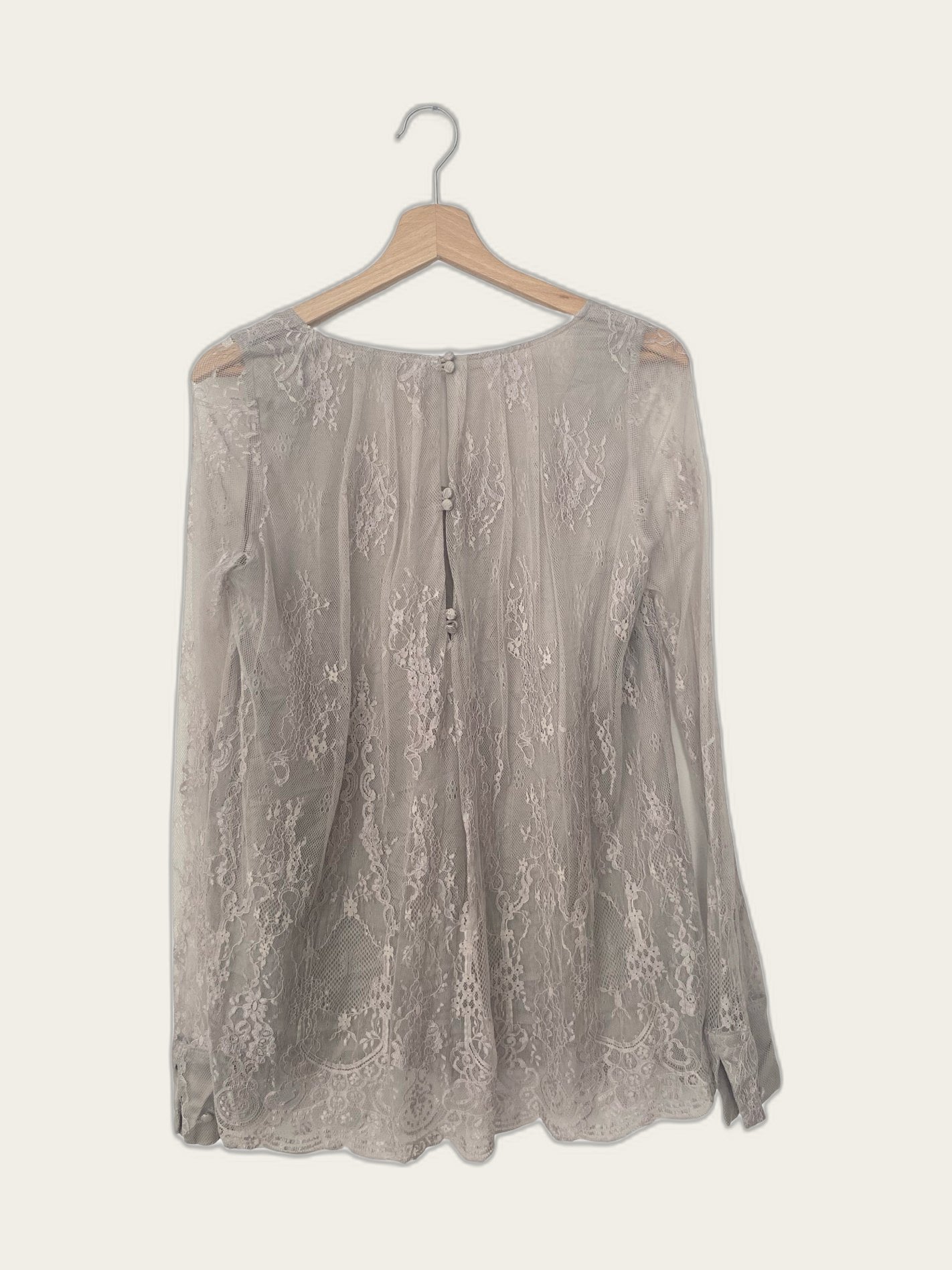 Romantische kanten blouse
