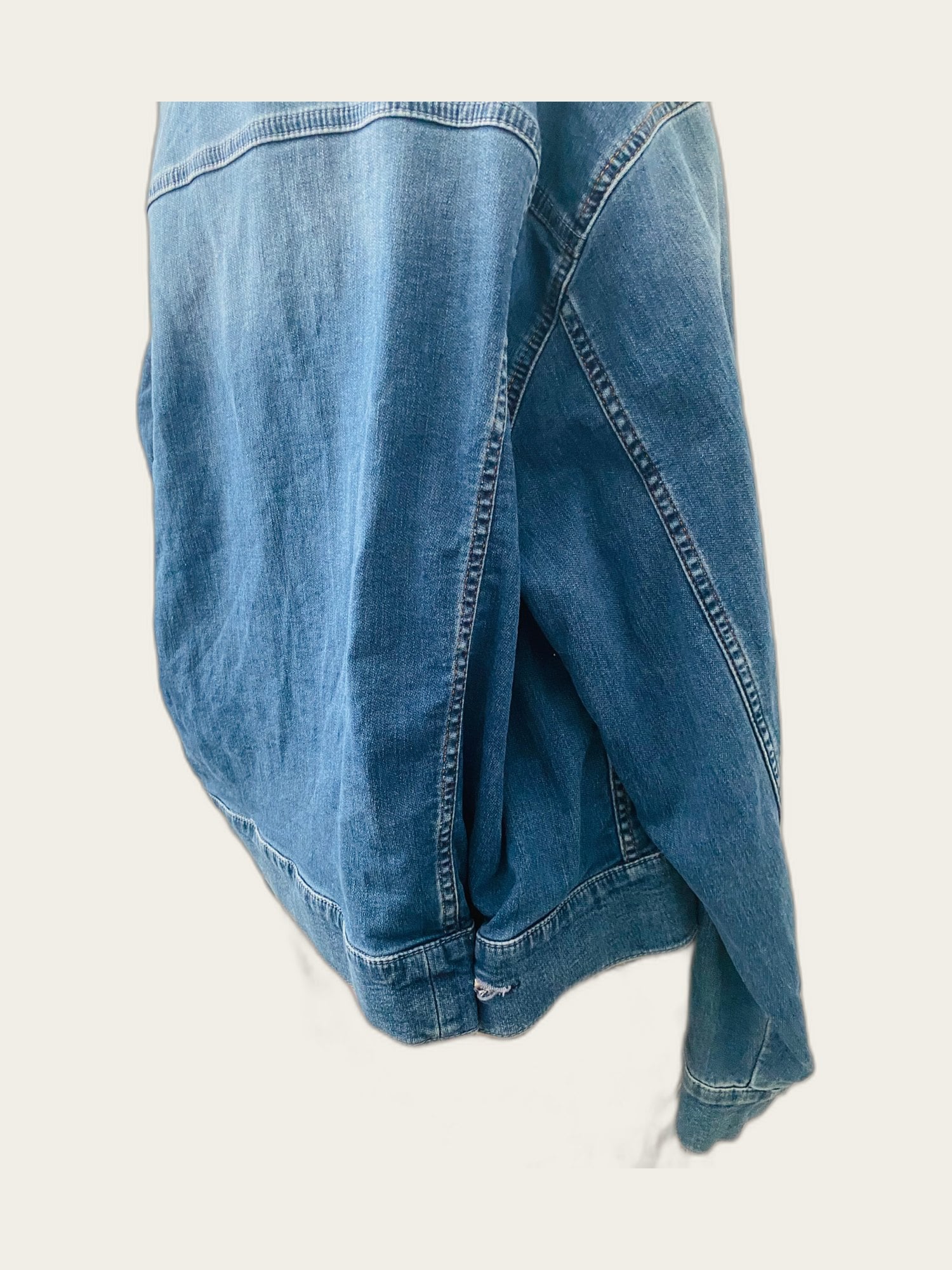 Oversized spijkerjasje stretch