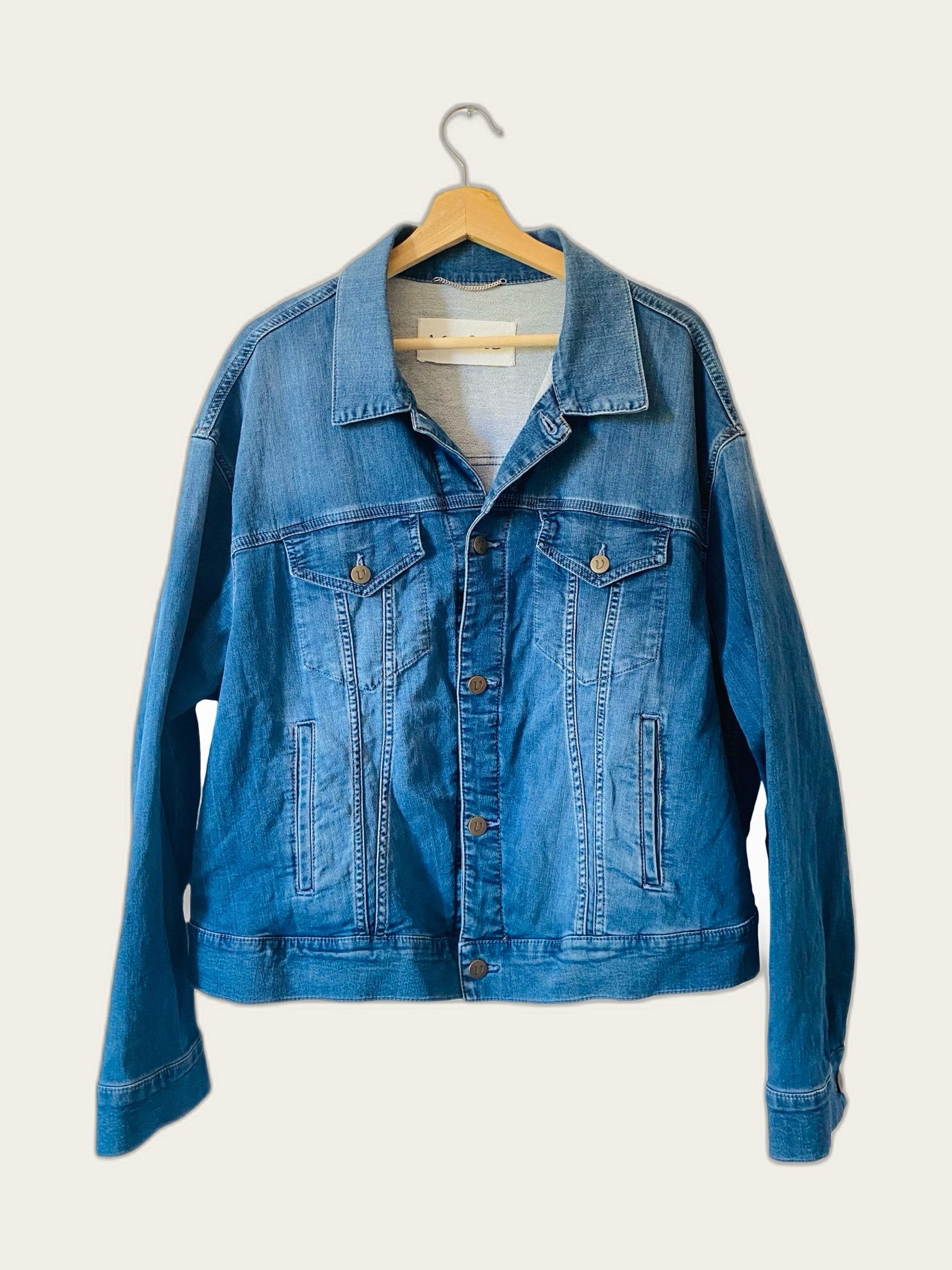 Oversized spijkerjasje stretch