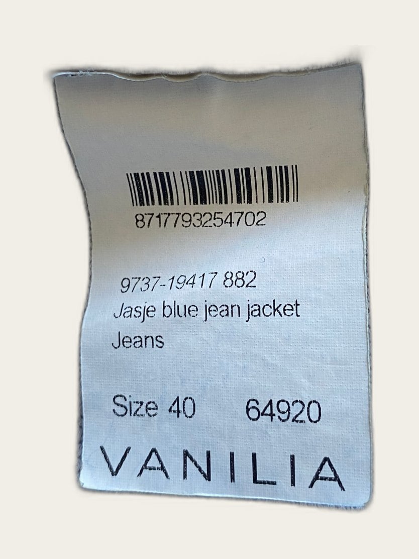 Oversized spijkerjasje stretch