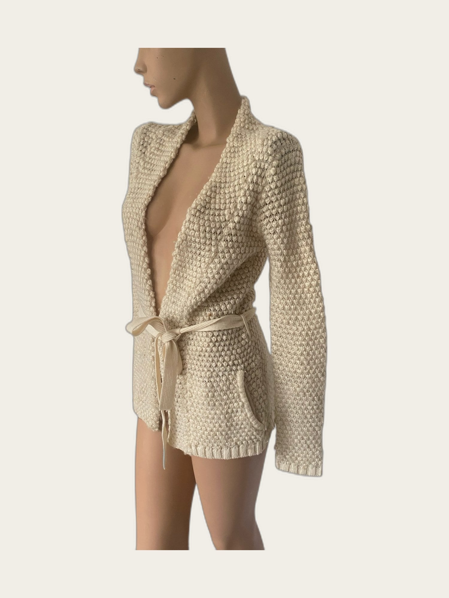 Dik gebreid vest