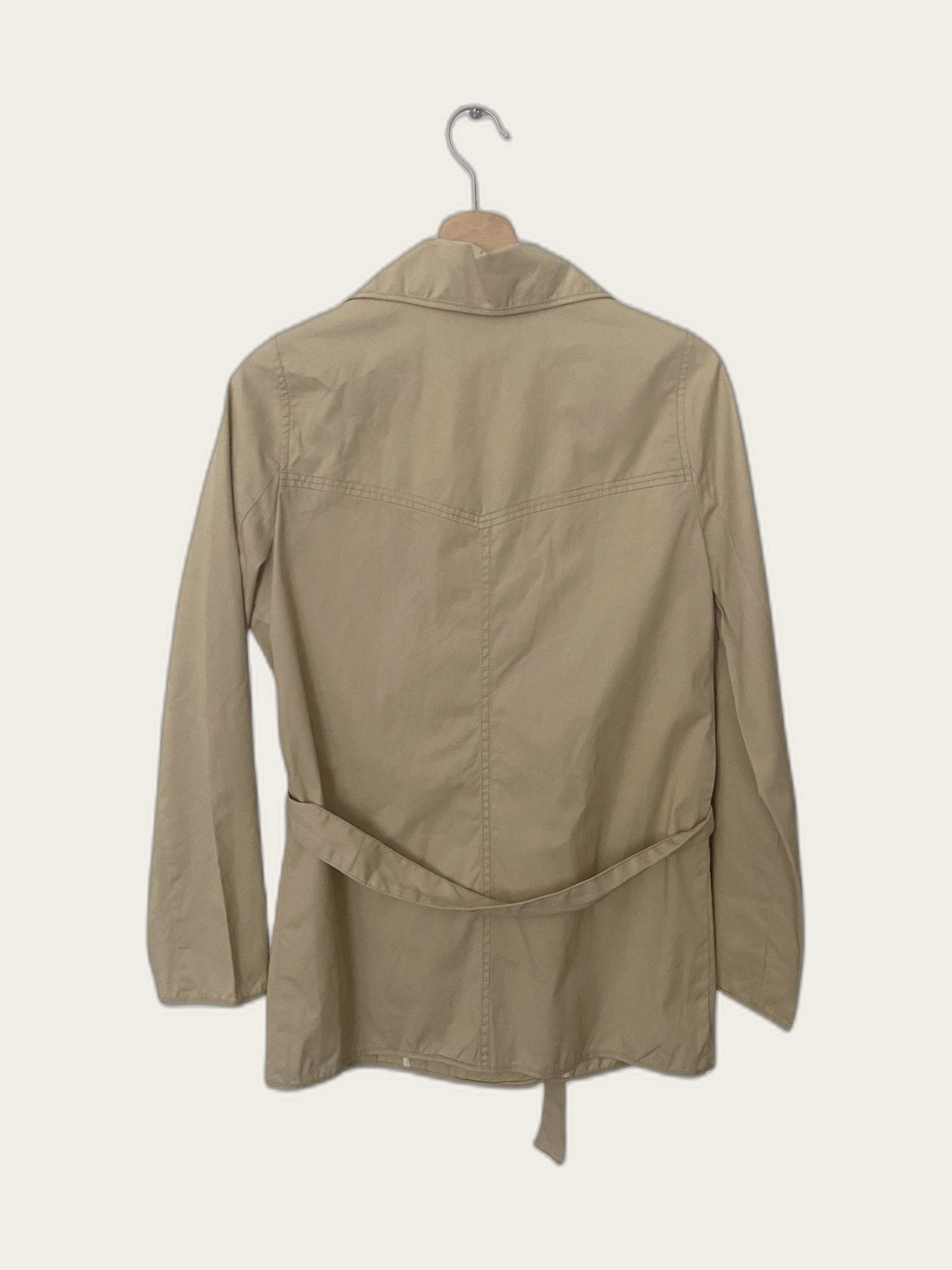 Korte trenchcoat double breasted